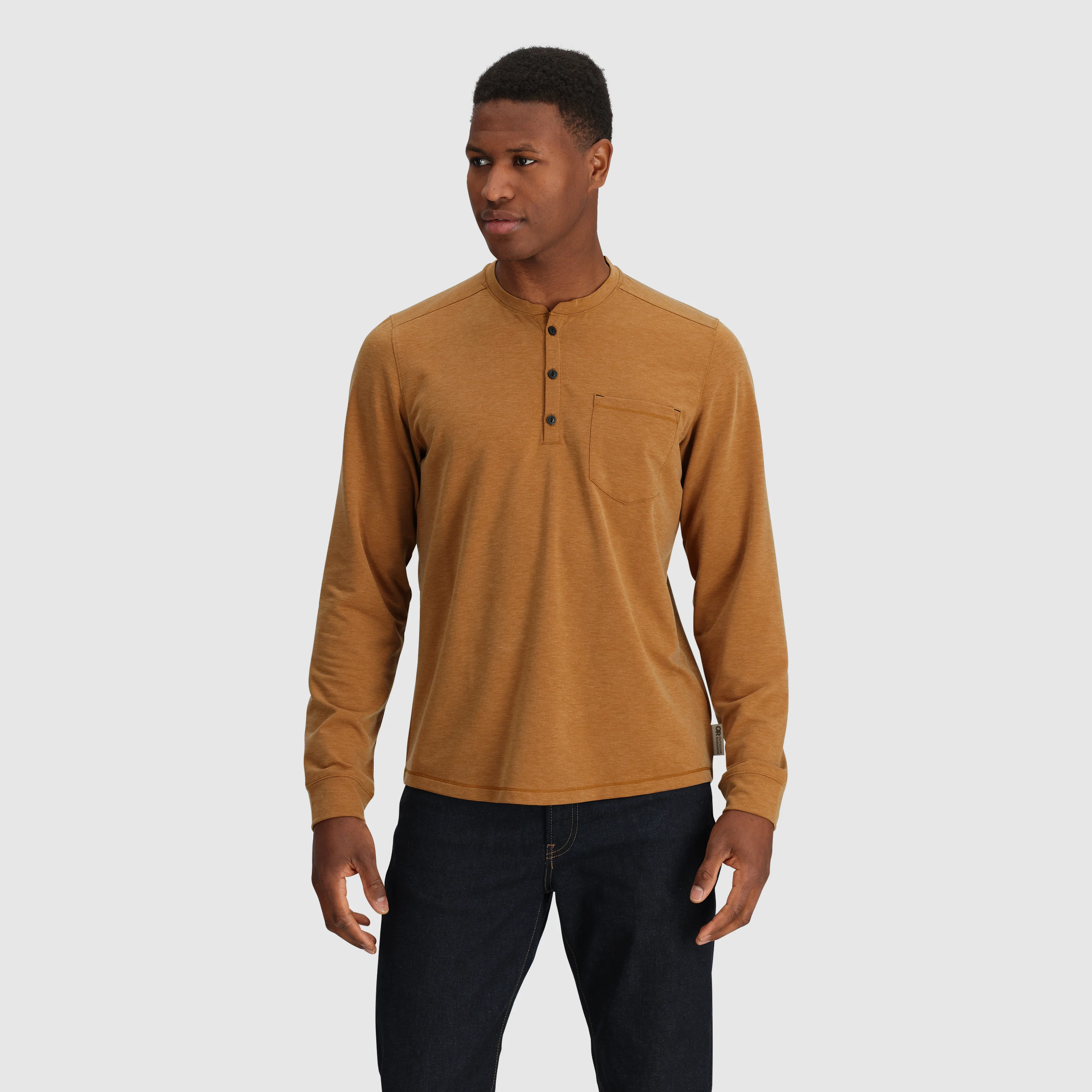 Men's Aberdeen Long Sleeve Henley - Image 2