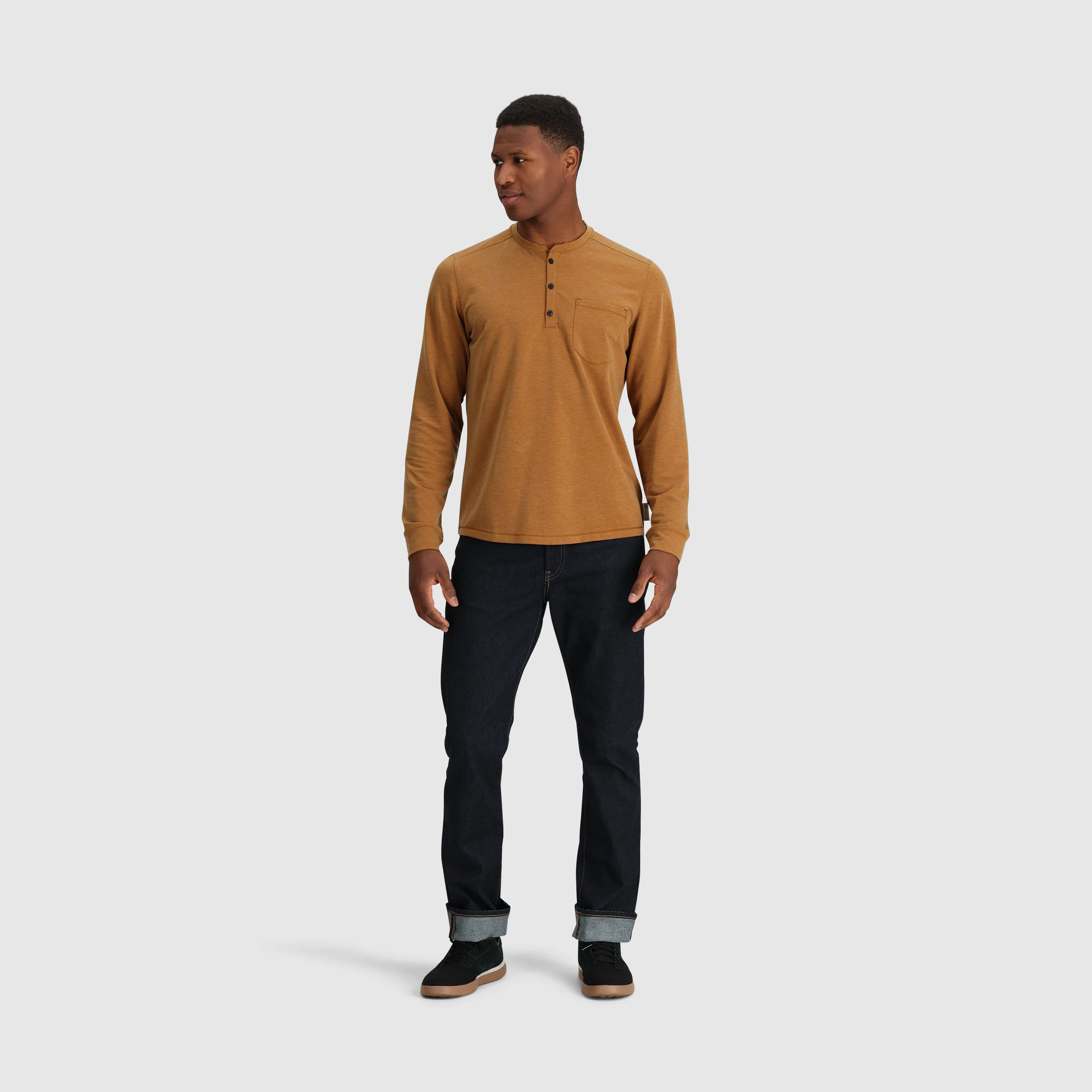 Men's Aberdeen Long Sleeve Henley - Image 6
