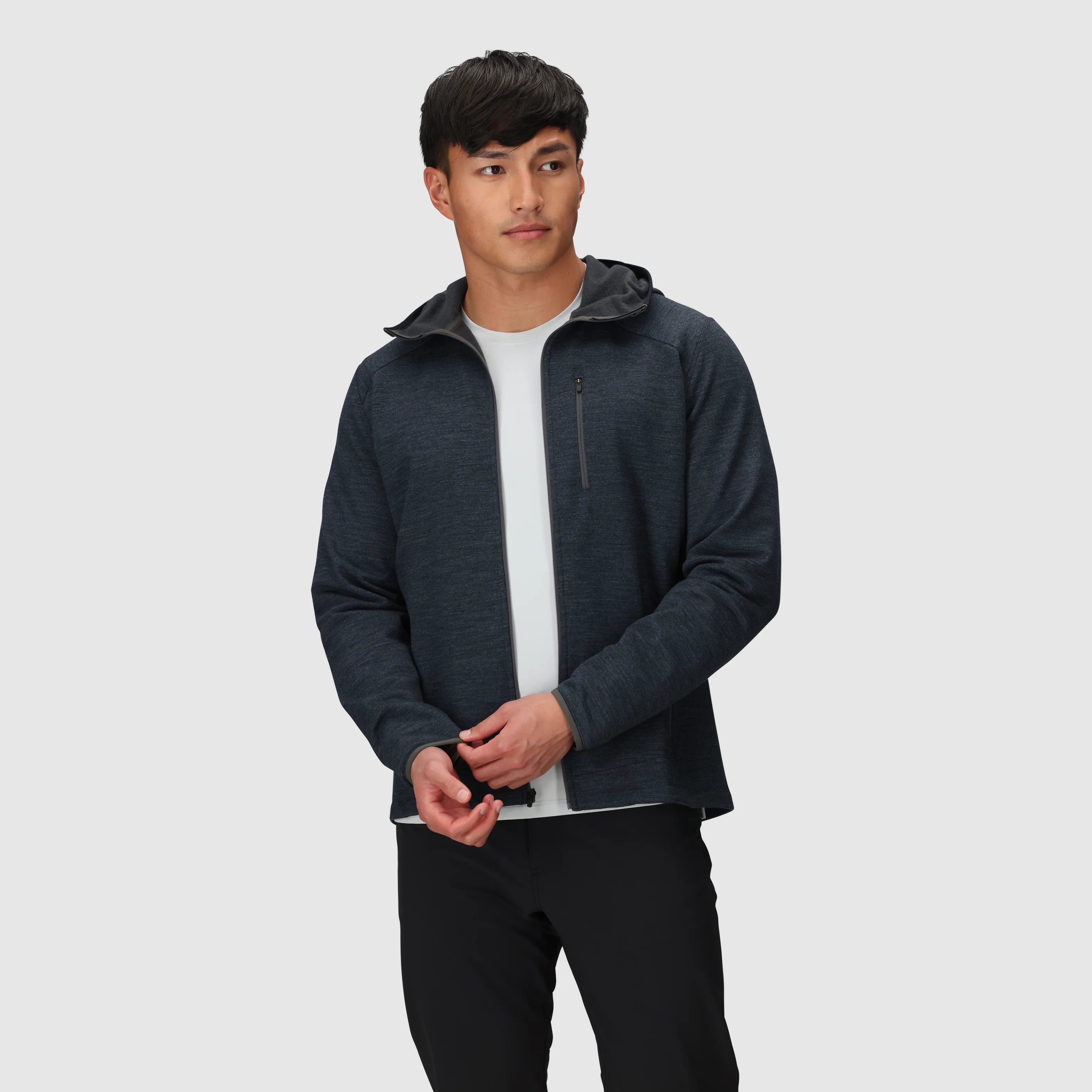 Men's Crescent Fleece Full Zip Hoodie - Image 4