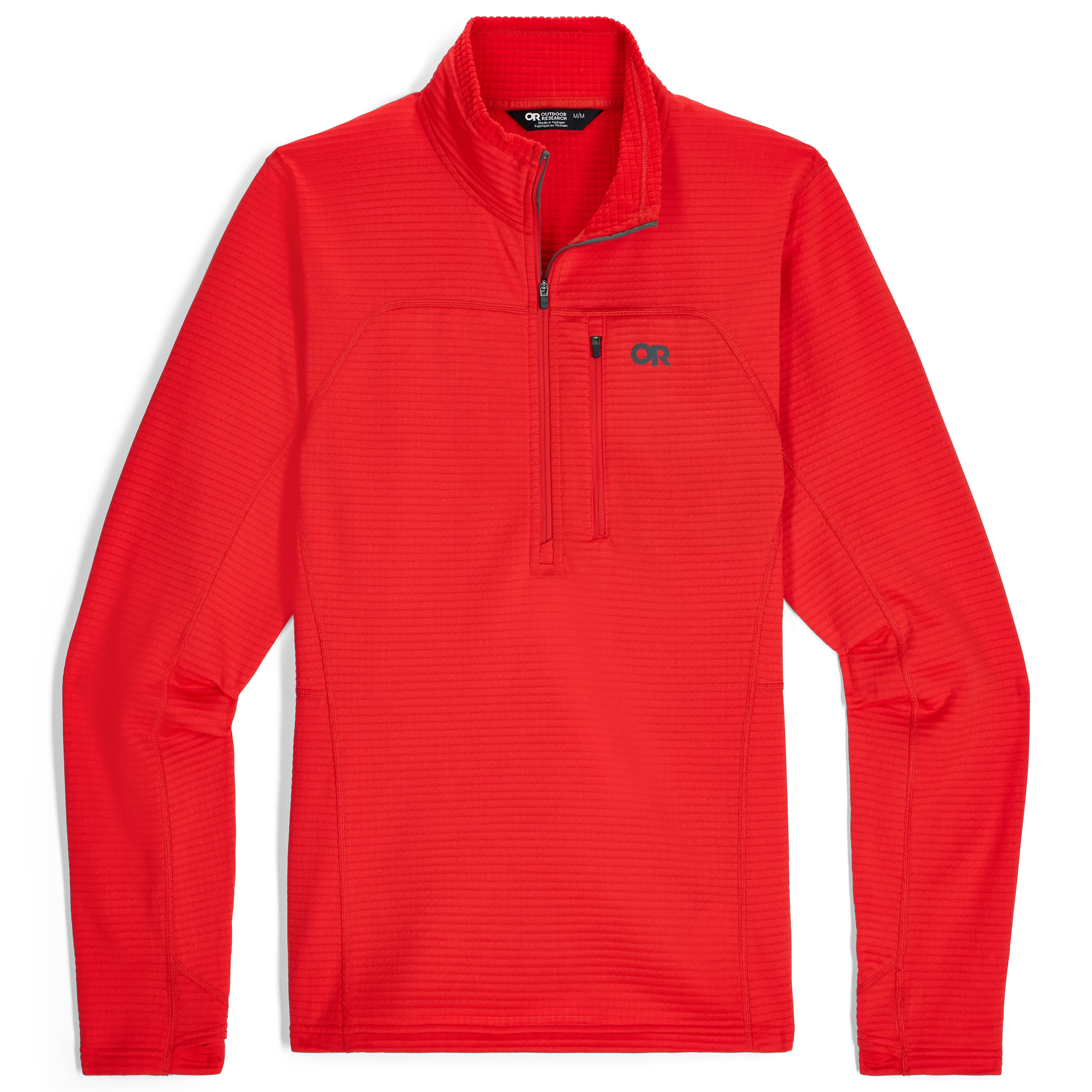Men's Vigor Grid Fleece Half Zip - Image 10