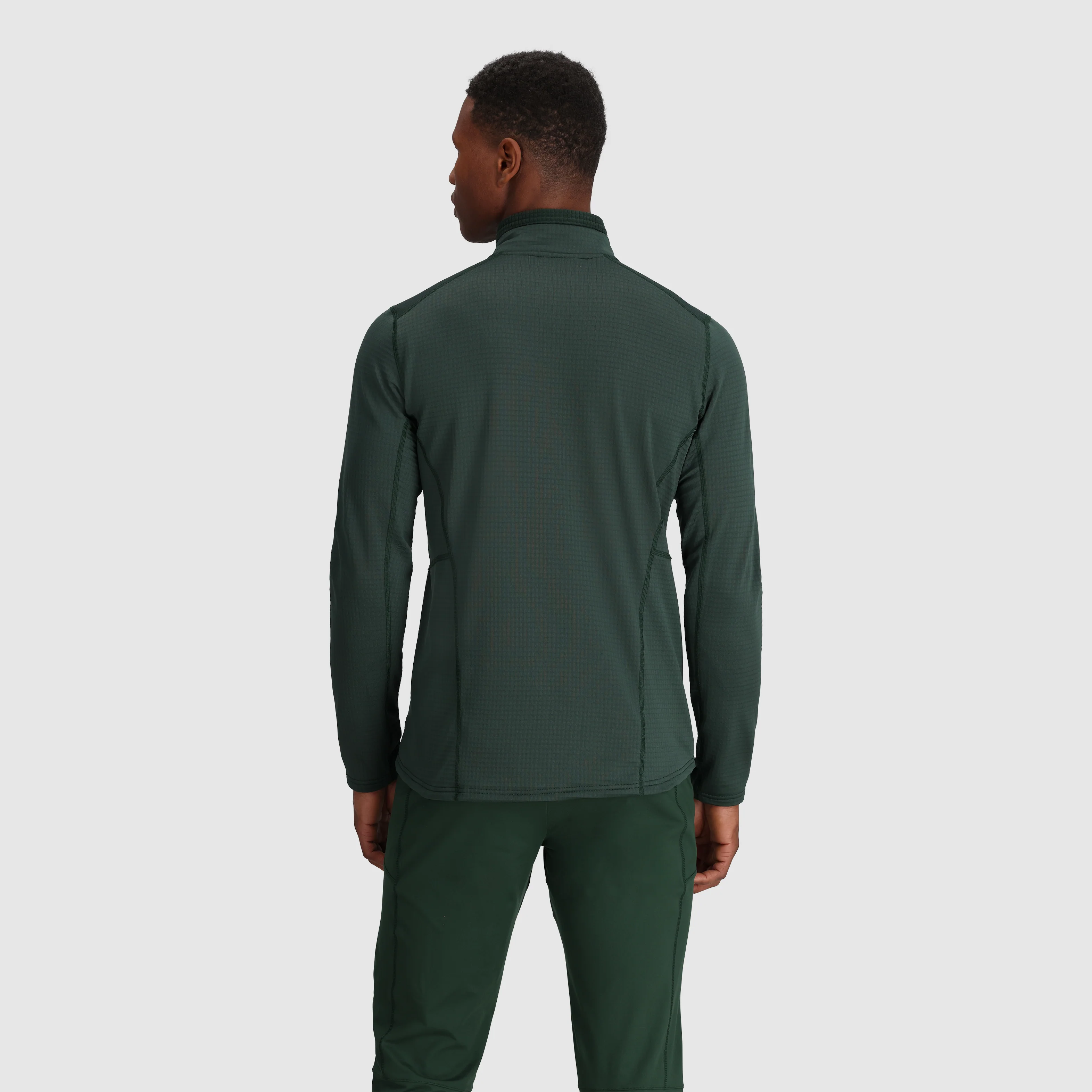 Men's Vigor Grid Fleece Half Zip - Image 12