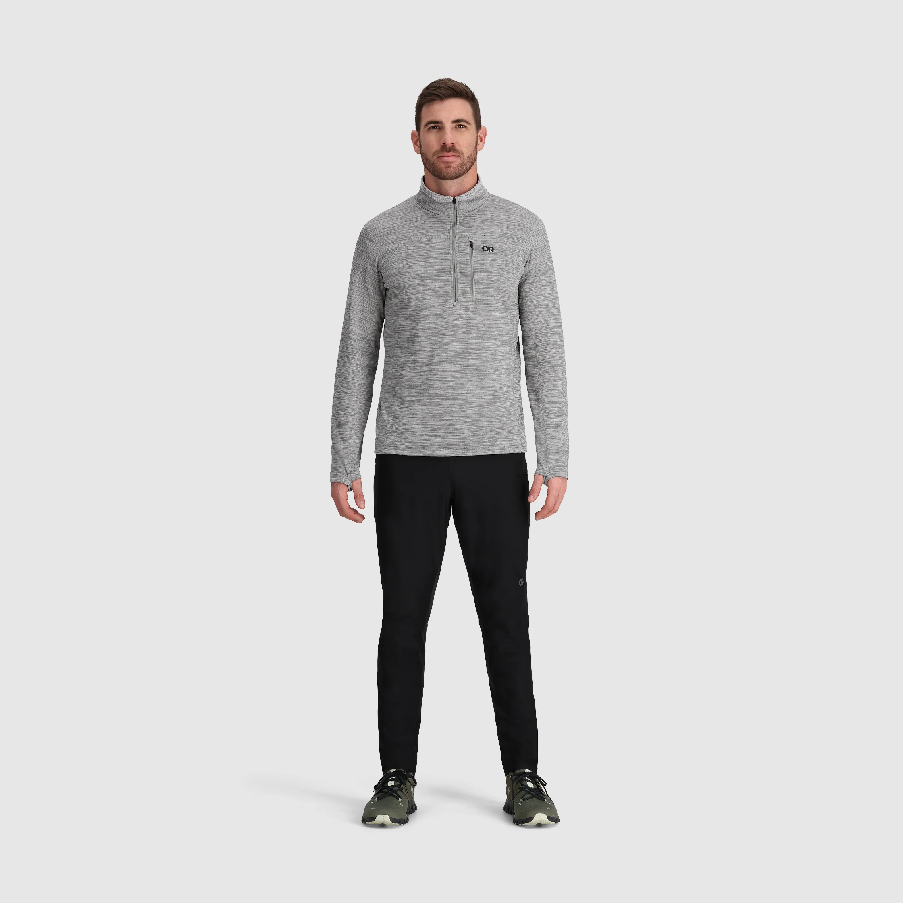 Men's Vigor Grid Fleece Half Zip - Image 26