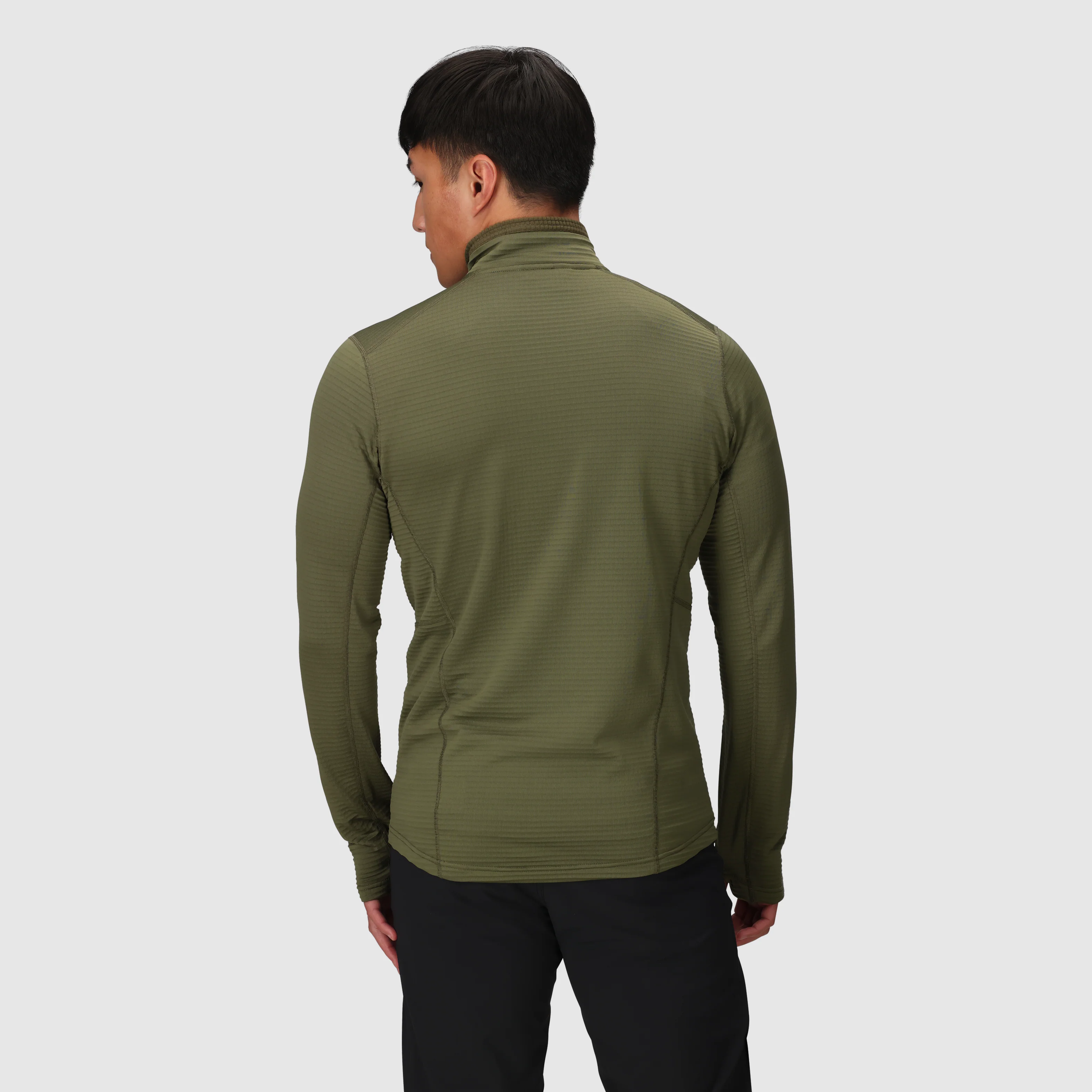 Men's Vigor Grid Fleece Half Zip - Image 3