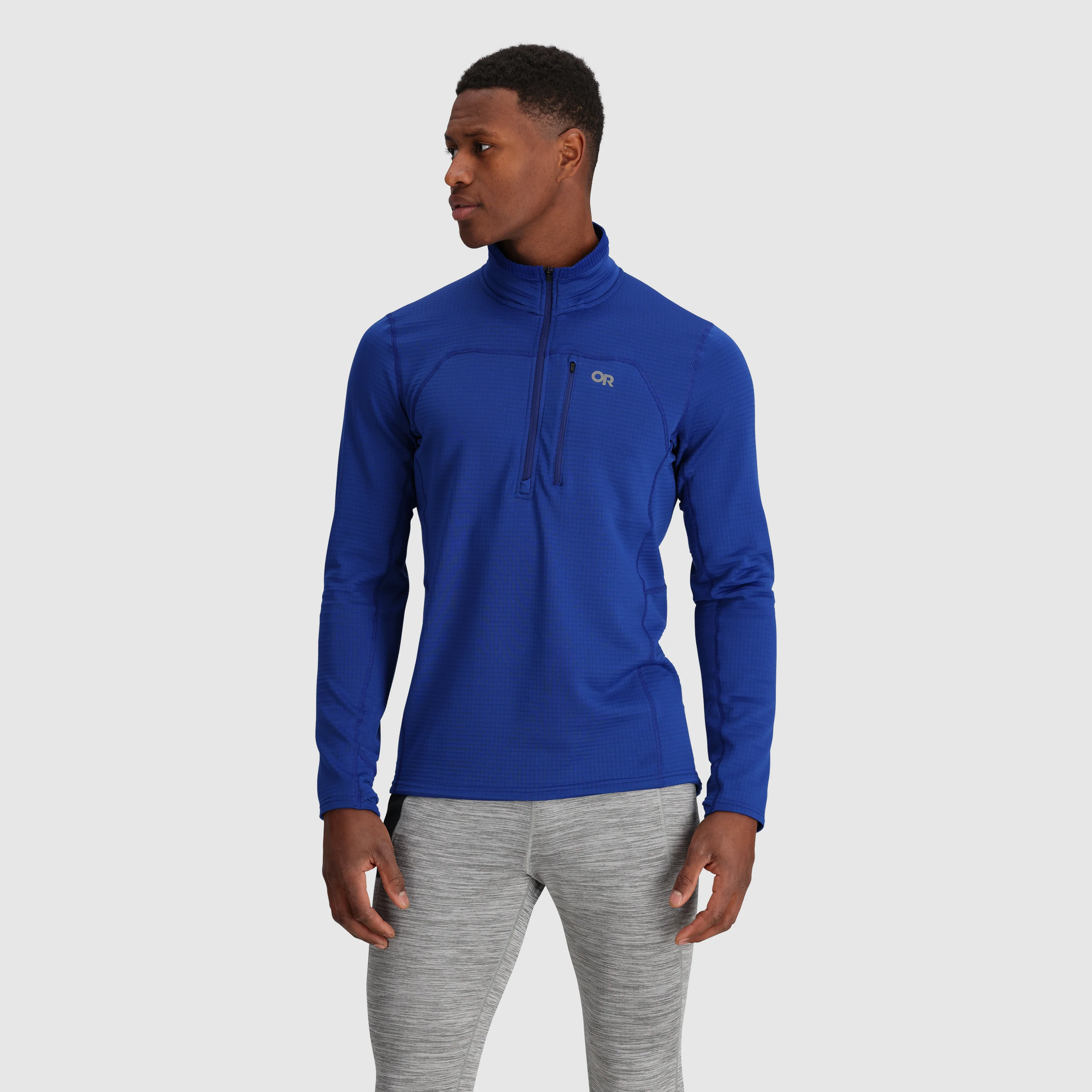 Men's Vigor Grid Fleece Half Zip - Image 38