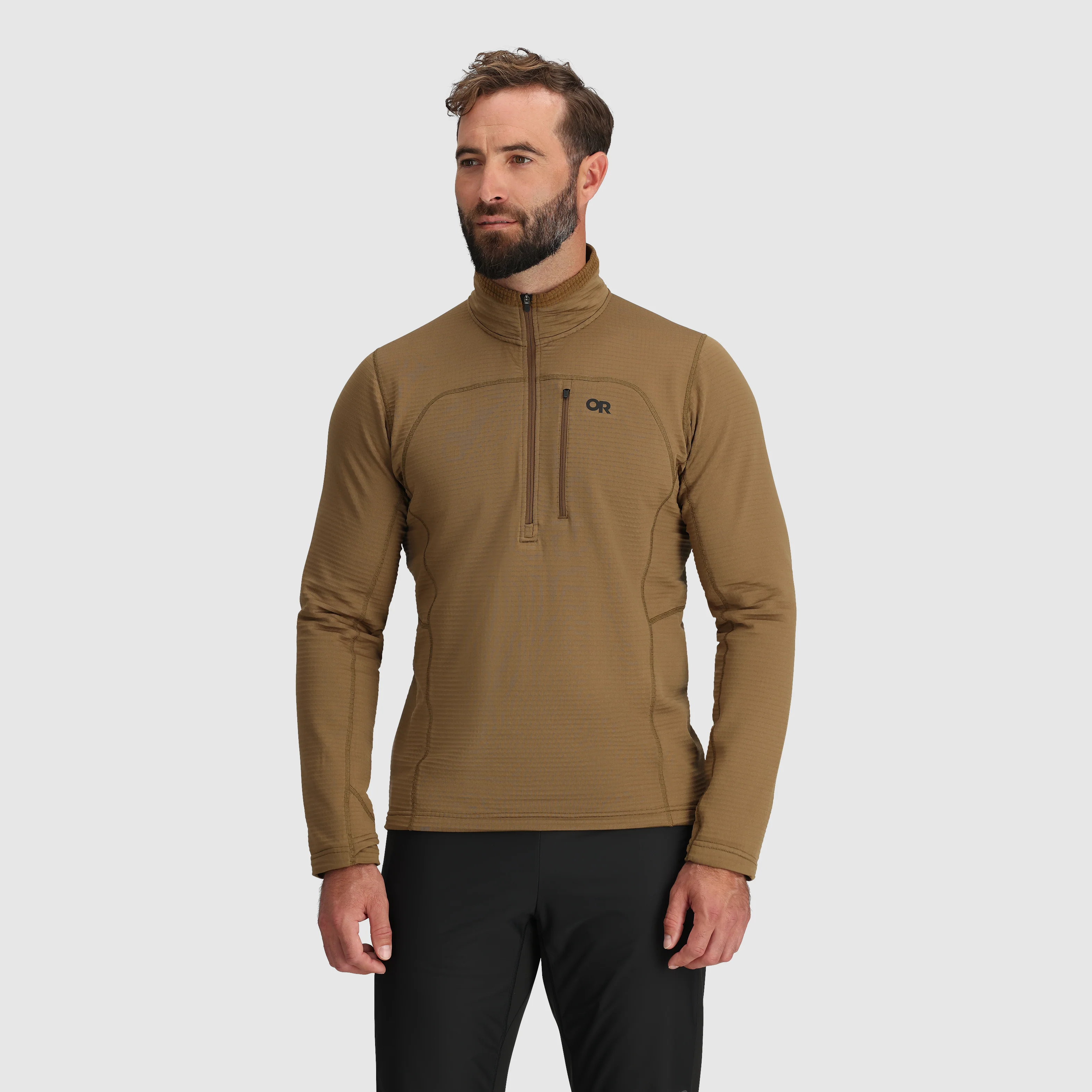 Men's Vigor Grid Fleece Half Zip - Image 43