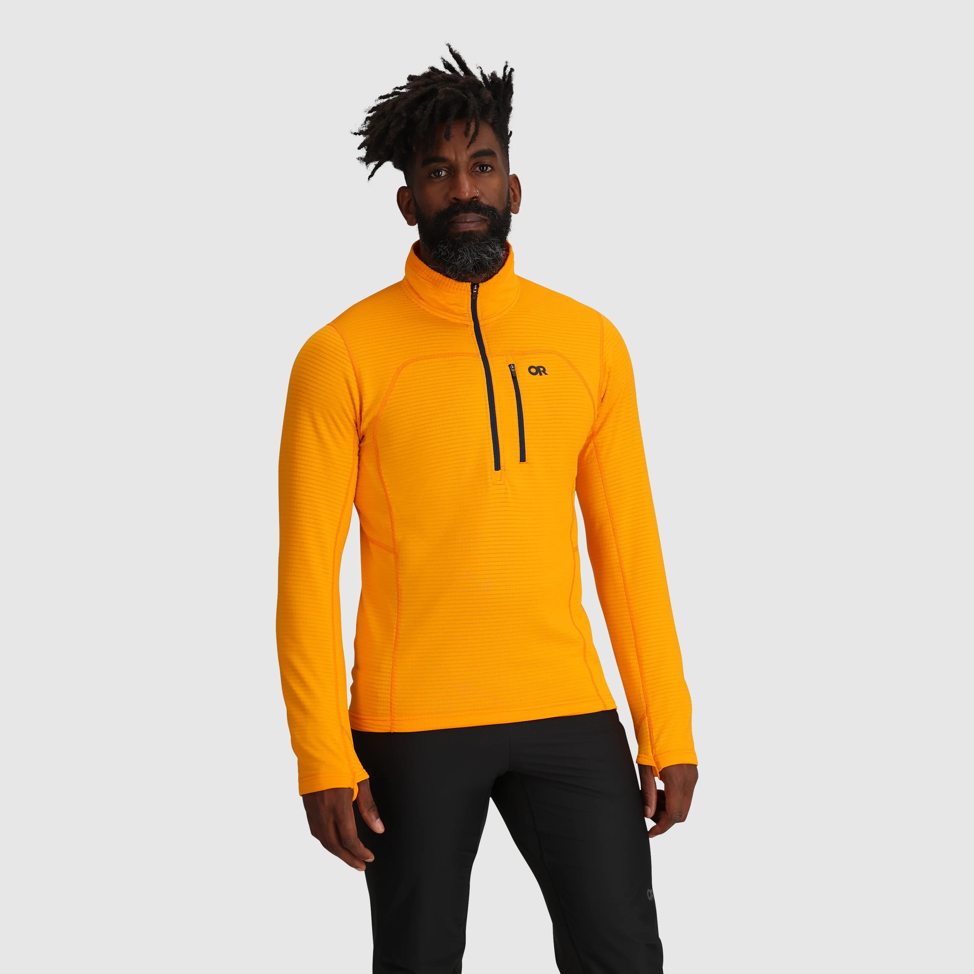 Men's Vigor Grid Fleece Half Zip - Image 48