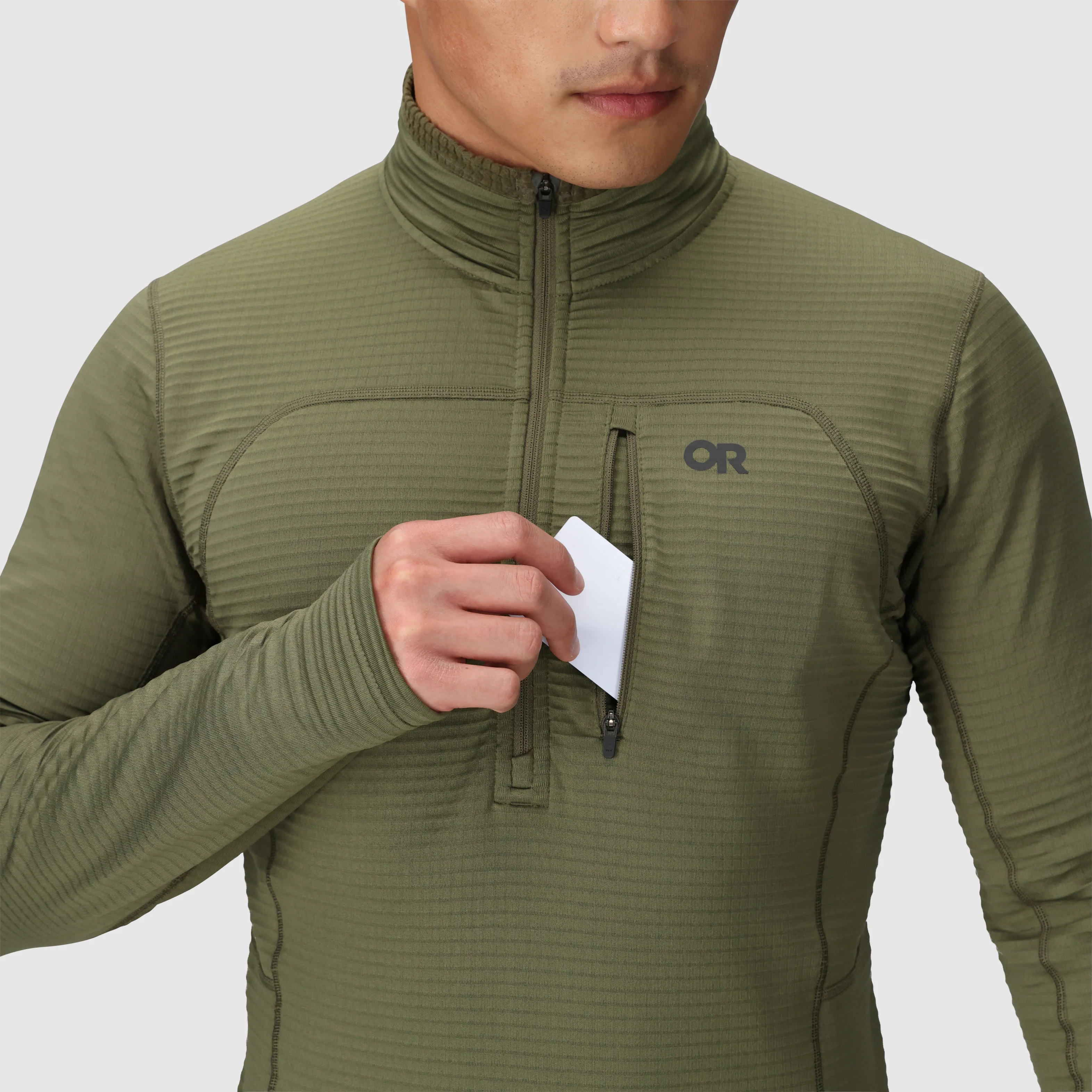 Men's Vigor Grid Fleece Half Zip - Image 56