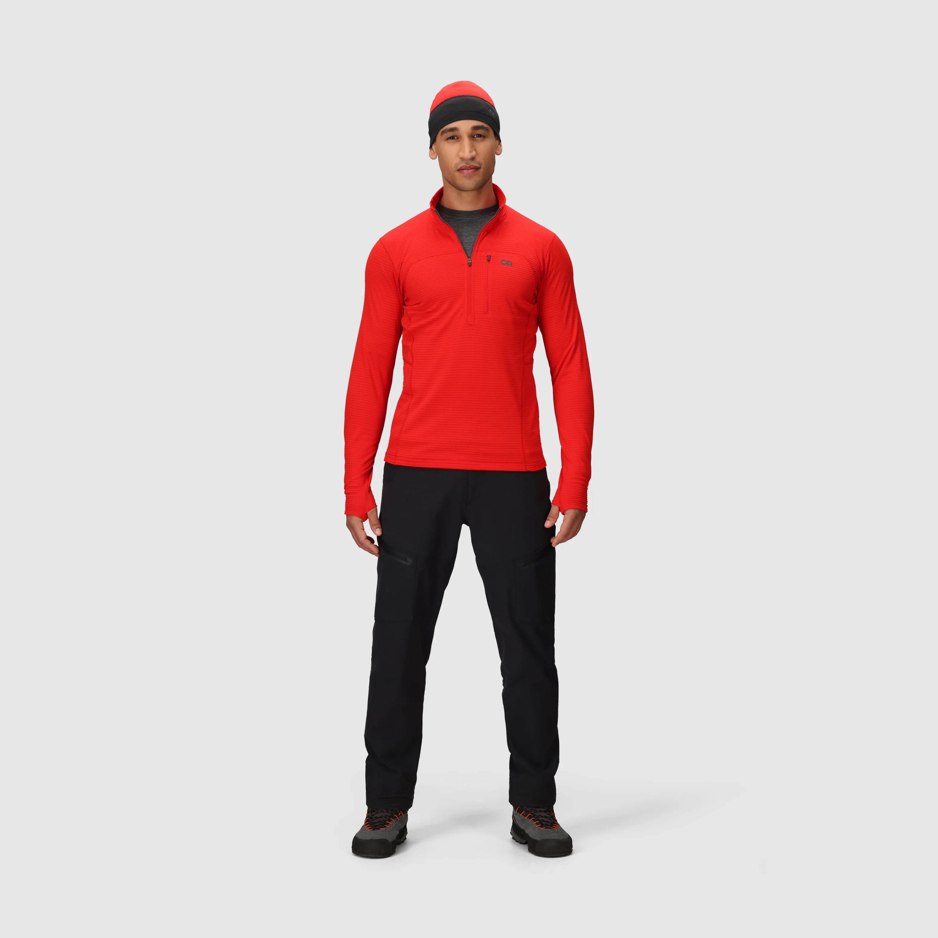 Men's Vigor Grid Fleece Half Zip - Image 9