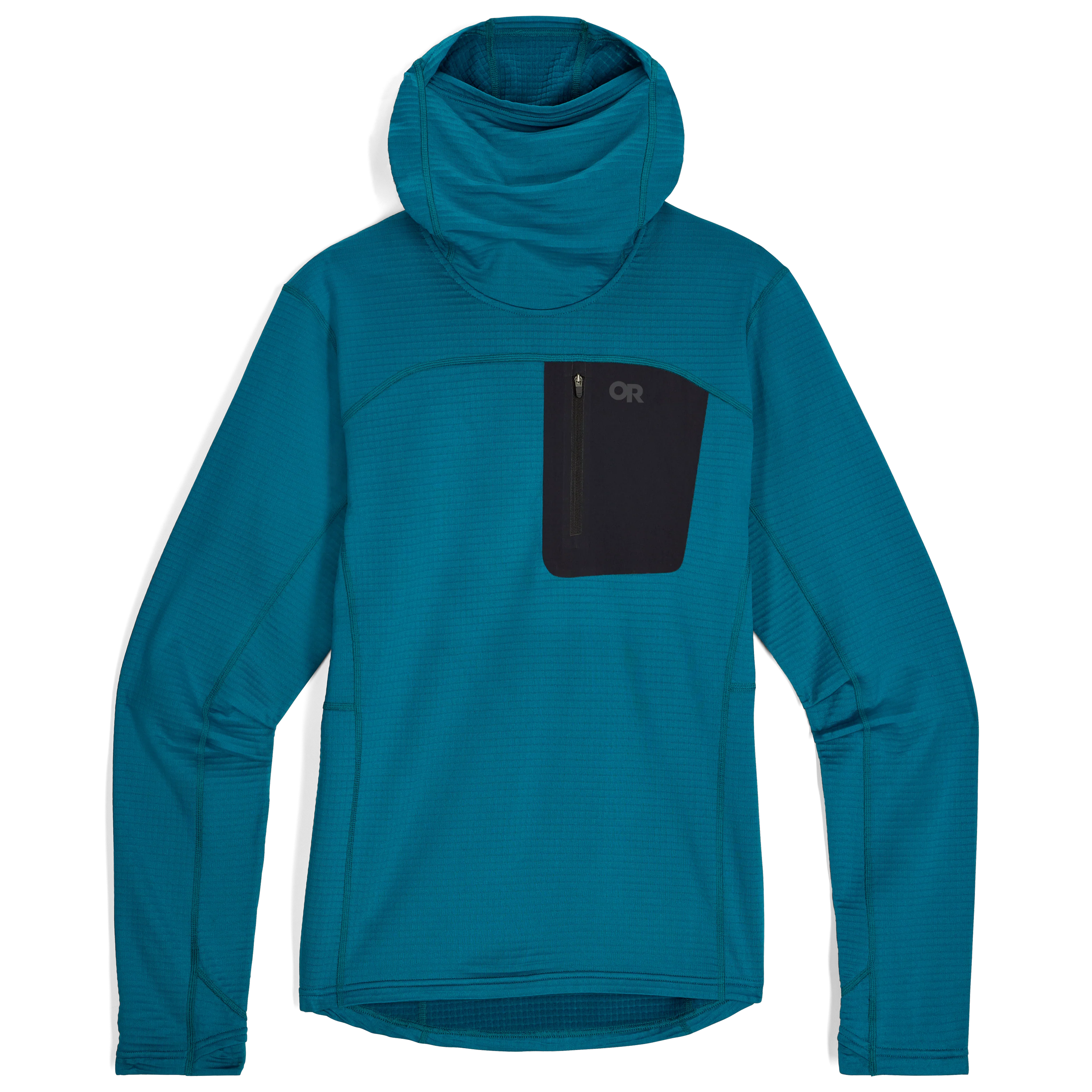 Men's Vigor Grid Fleece Pullover Hoodie - Image 11