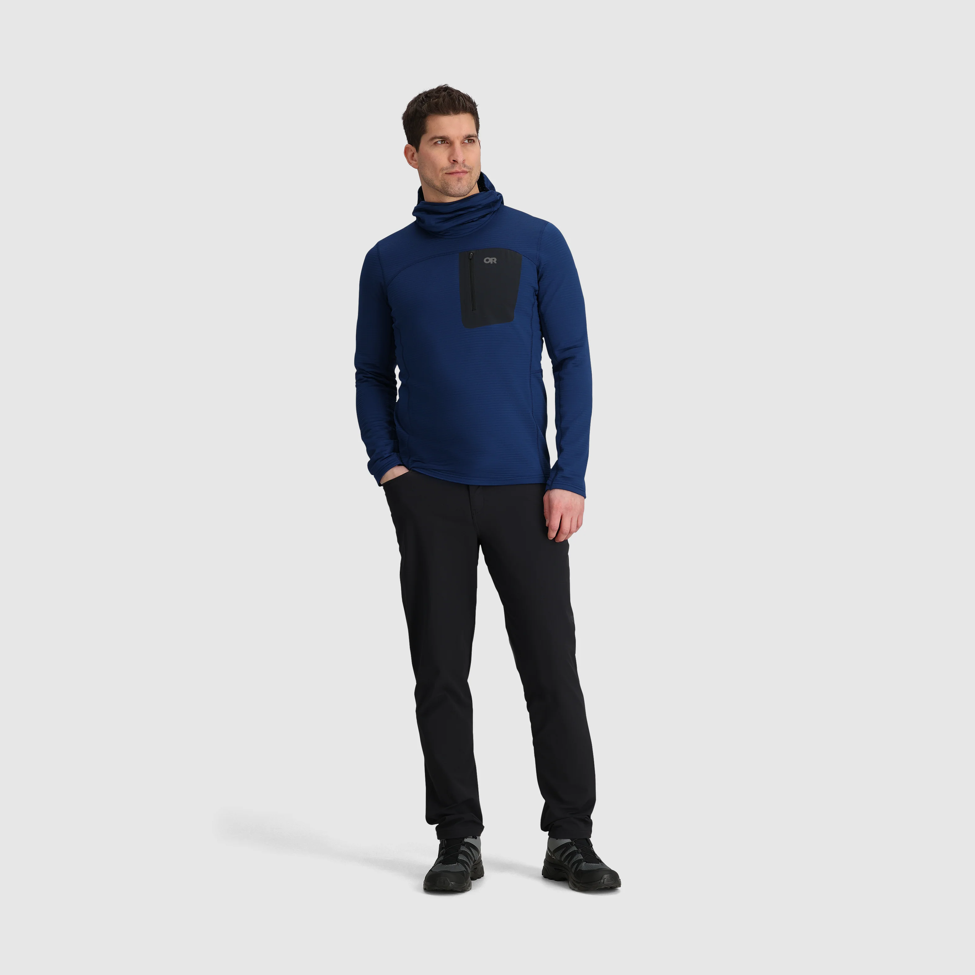 Men's Vigor Grid Fleece Pullover Hoodie - Image 14