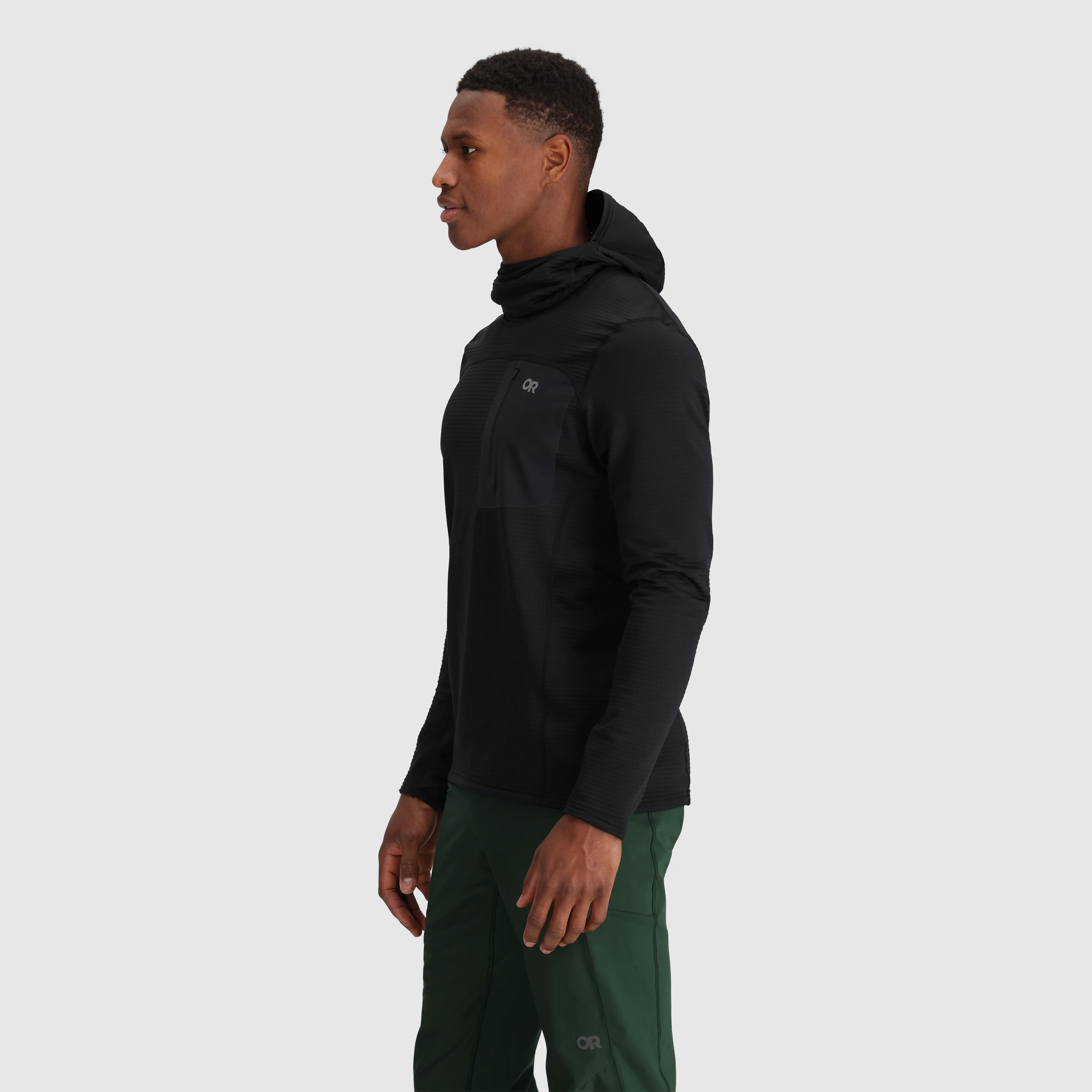 Men's Vigor Grid Fleece Pullover Hoodie - Image 17