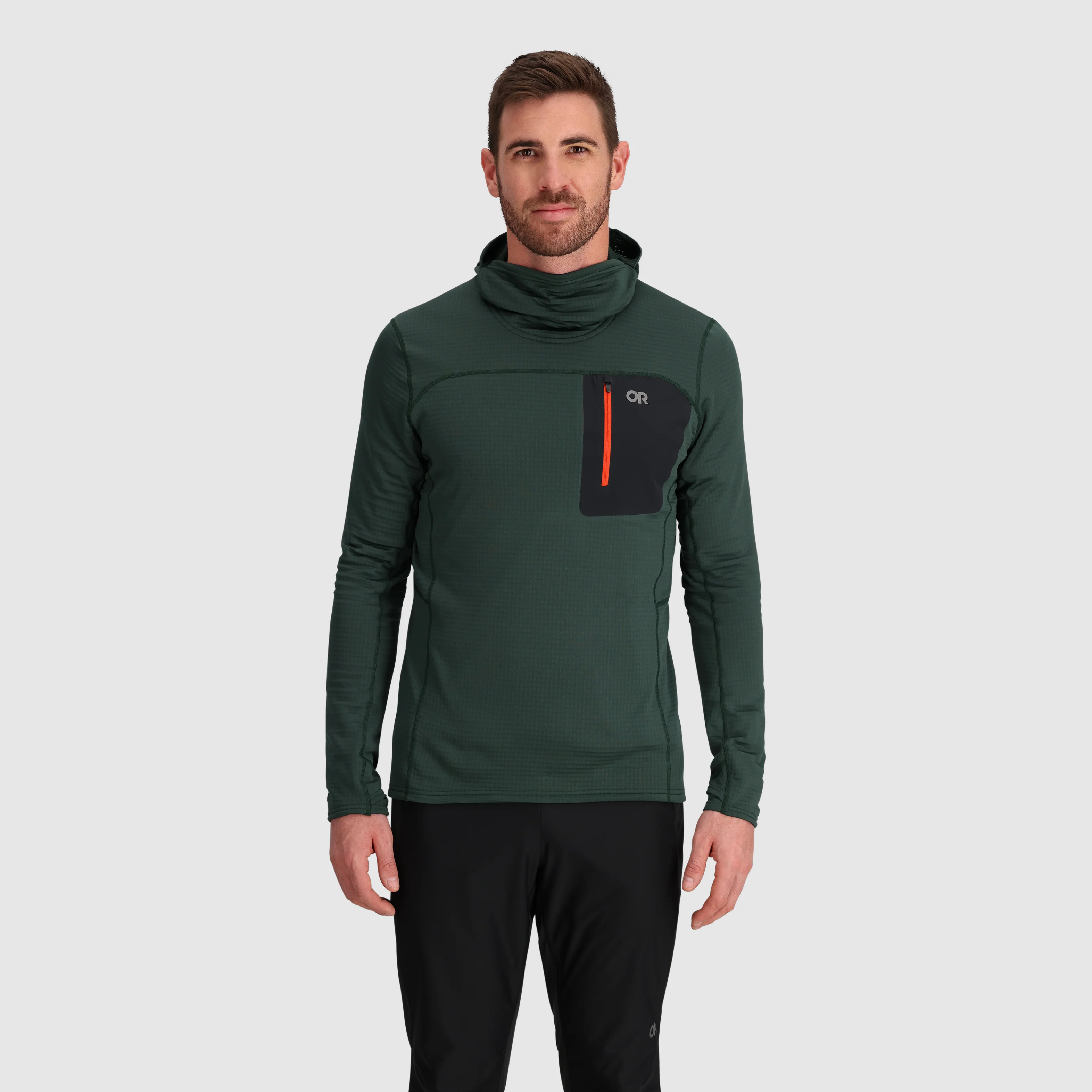 Men's Vigor Grid Fleece Pullover Hoodie - Image 22