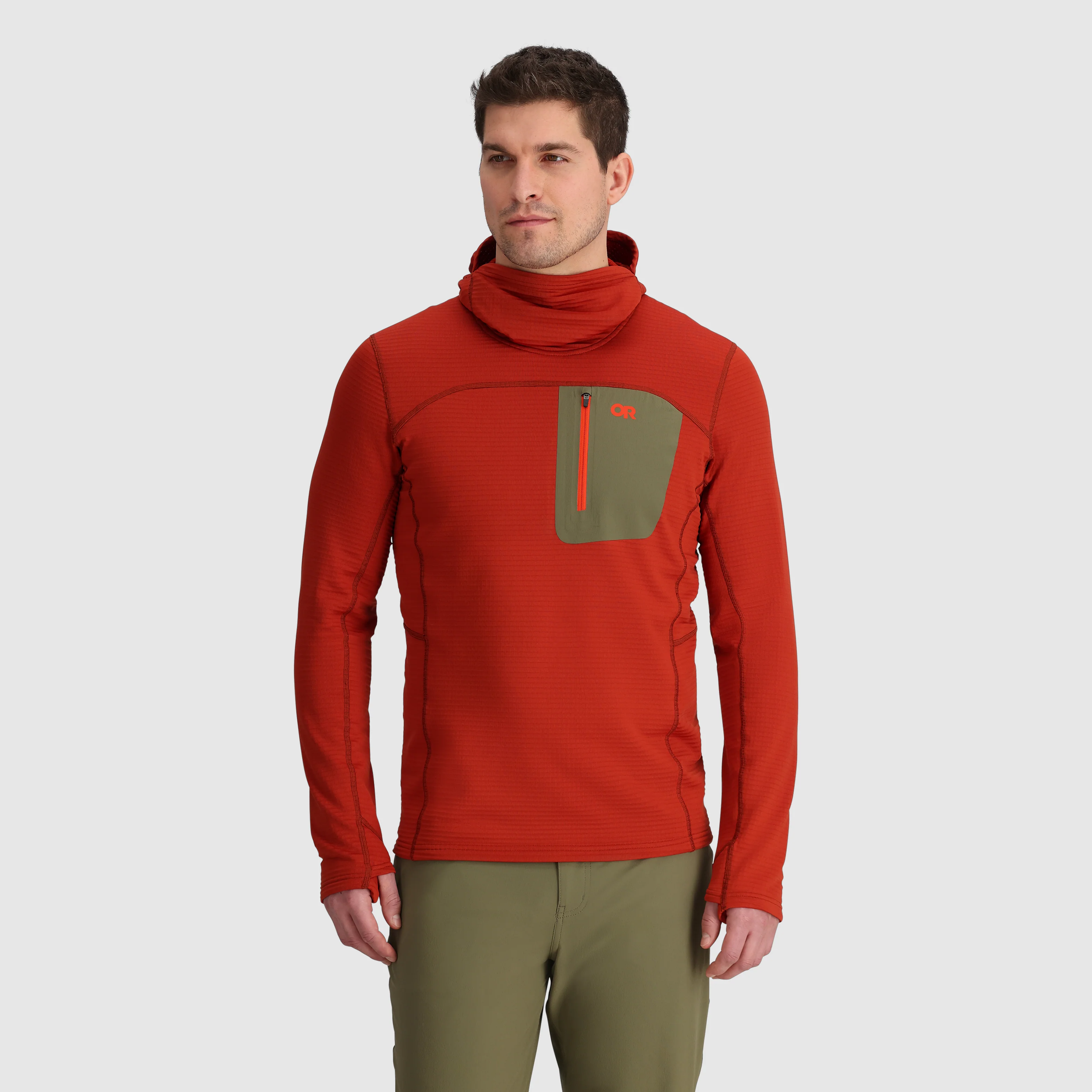 Men's Vigor Grid Fleece Pullover Hoodie - Image 27