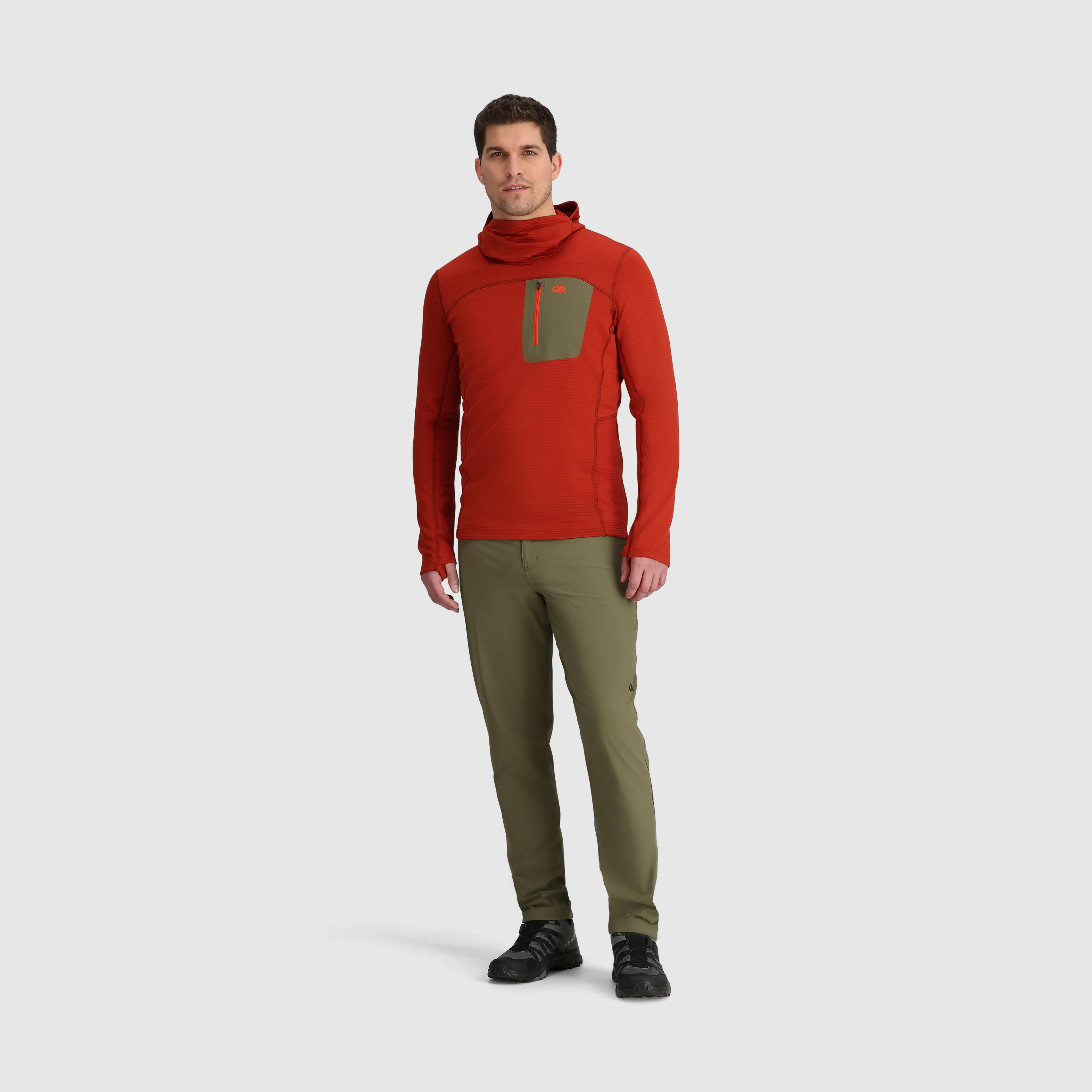 Men's Vigor Grid Fleece Pullover Hoodie - Image 30
