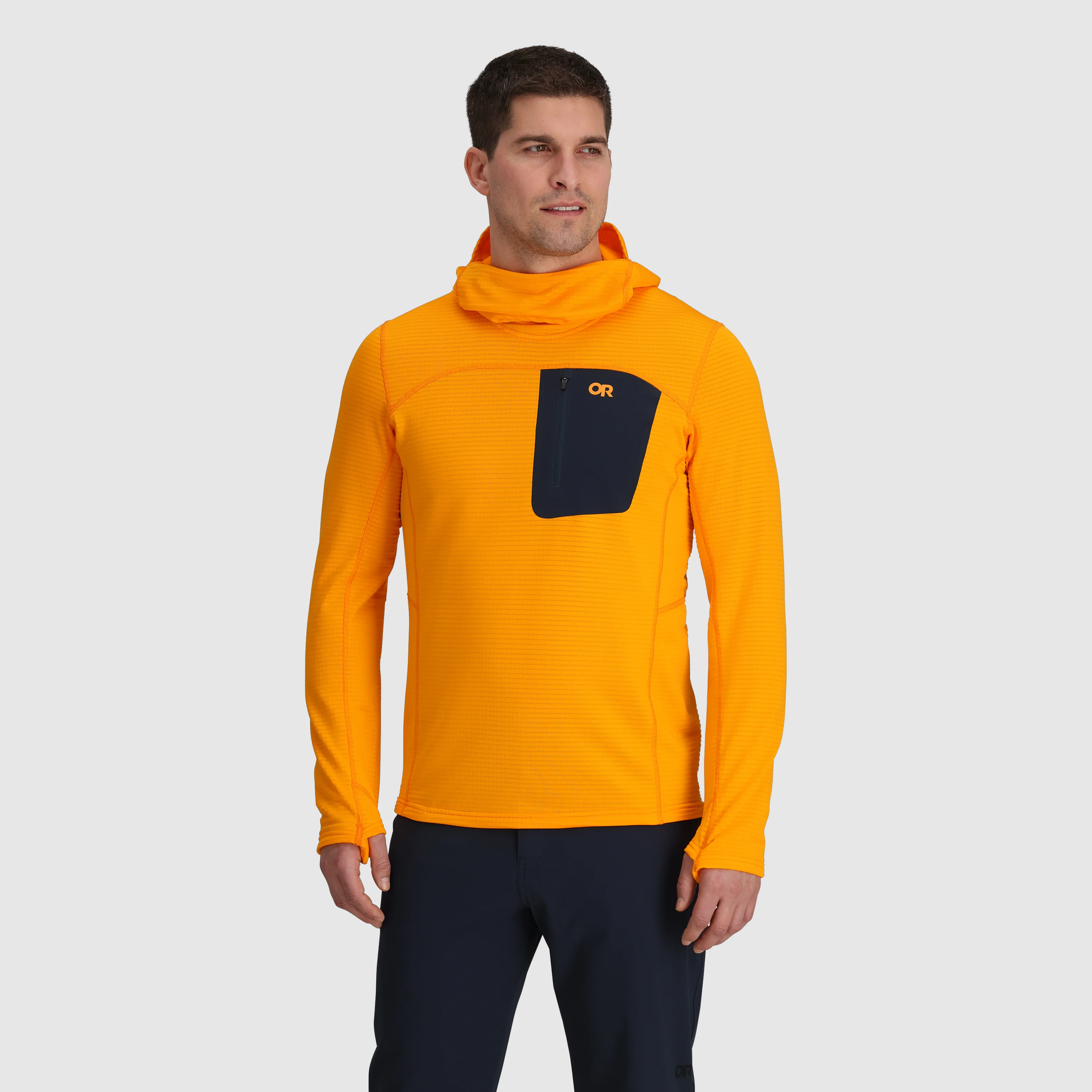 Men's Vigor Grid Fleece Pullover Hoodie - Image 36