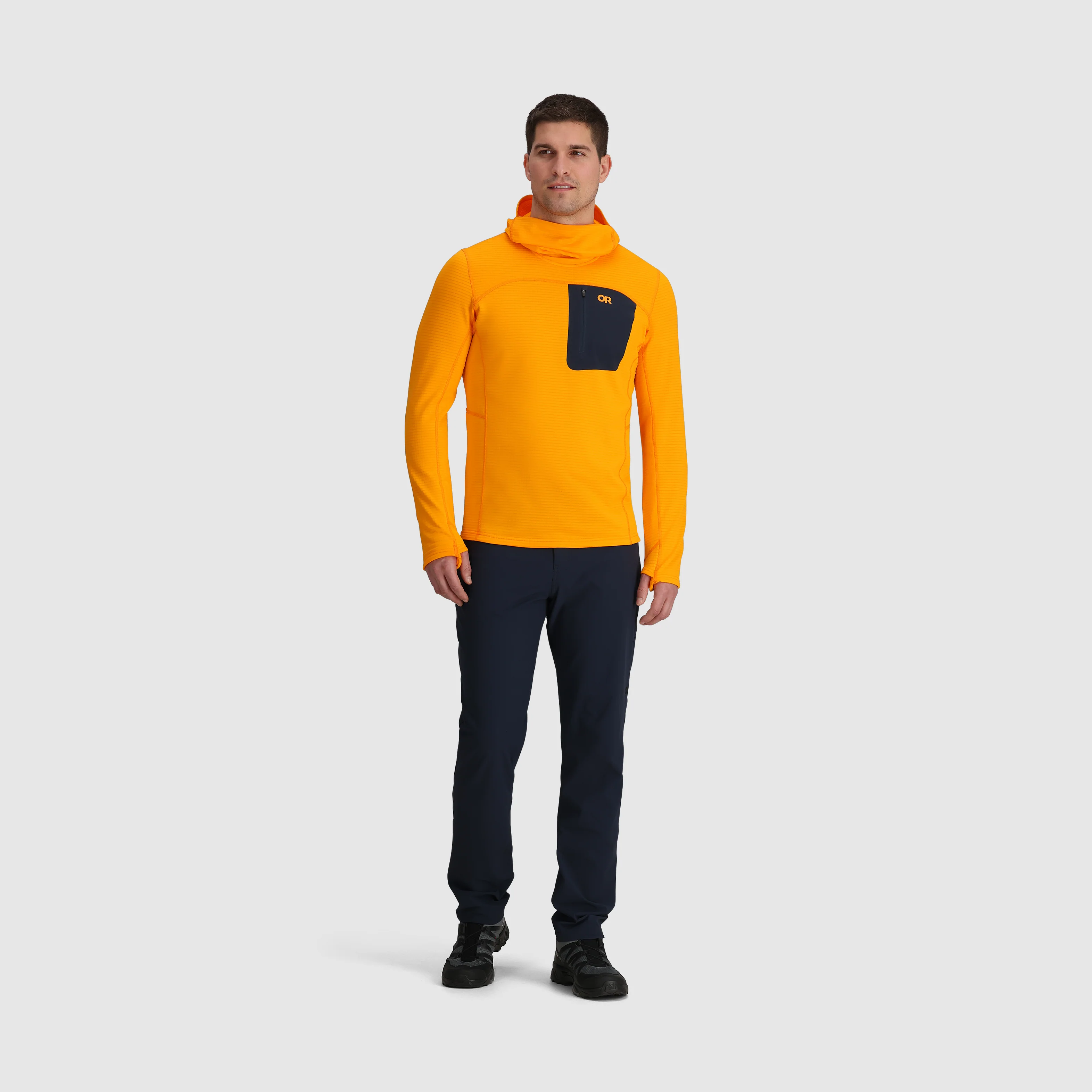 Men's Vigor Grid Fleece Pullover Hoodie - Image 39