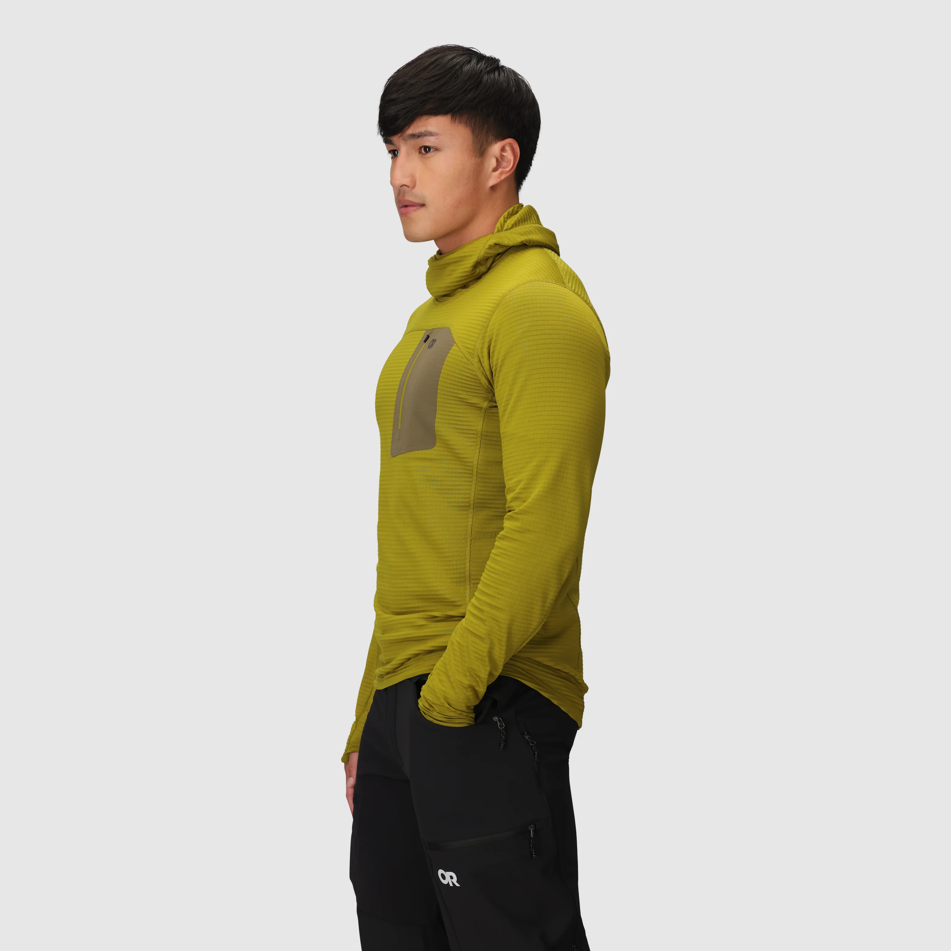 Men's Vigor Grid Fleece Pullover Hoodie - Image 4