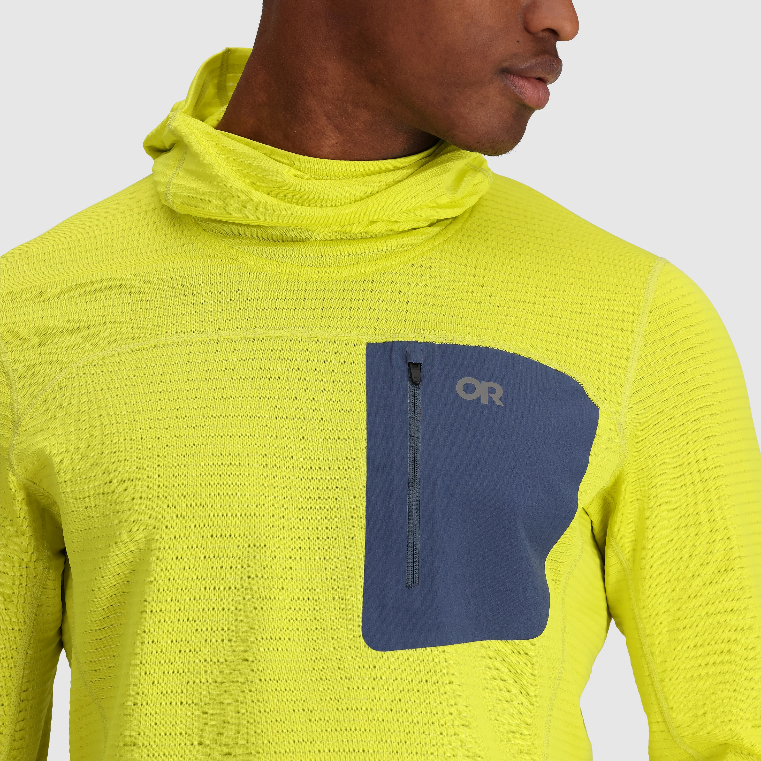 Men's Vigor Grid Fleece Pullover Hoodie - Image 47