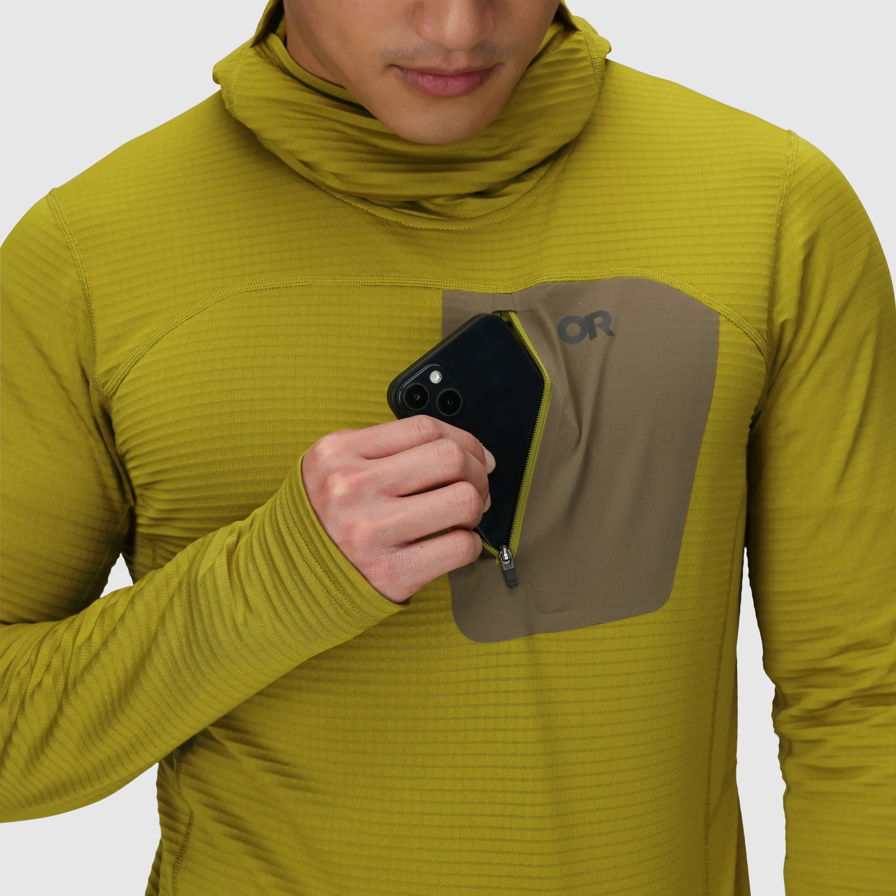 Men's Vigor Grid Fleece Pullover Hoodie - Image 54