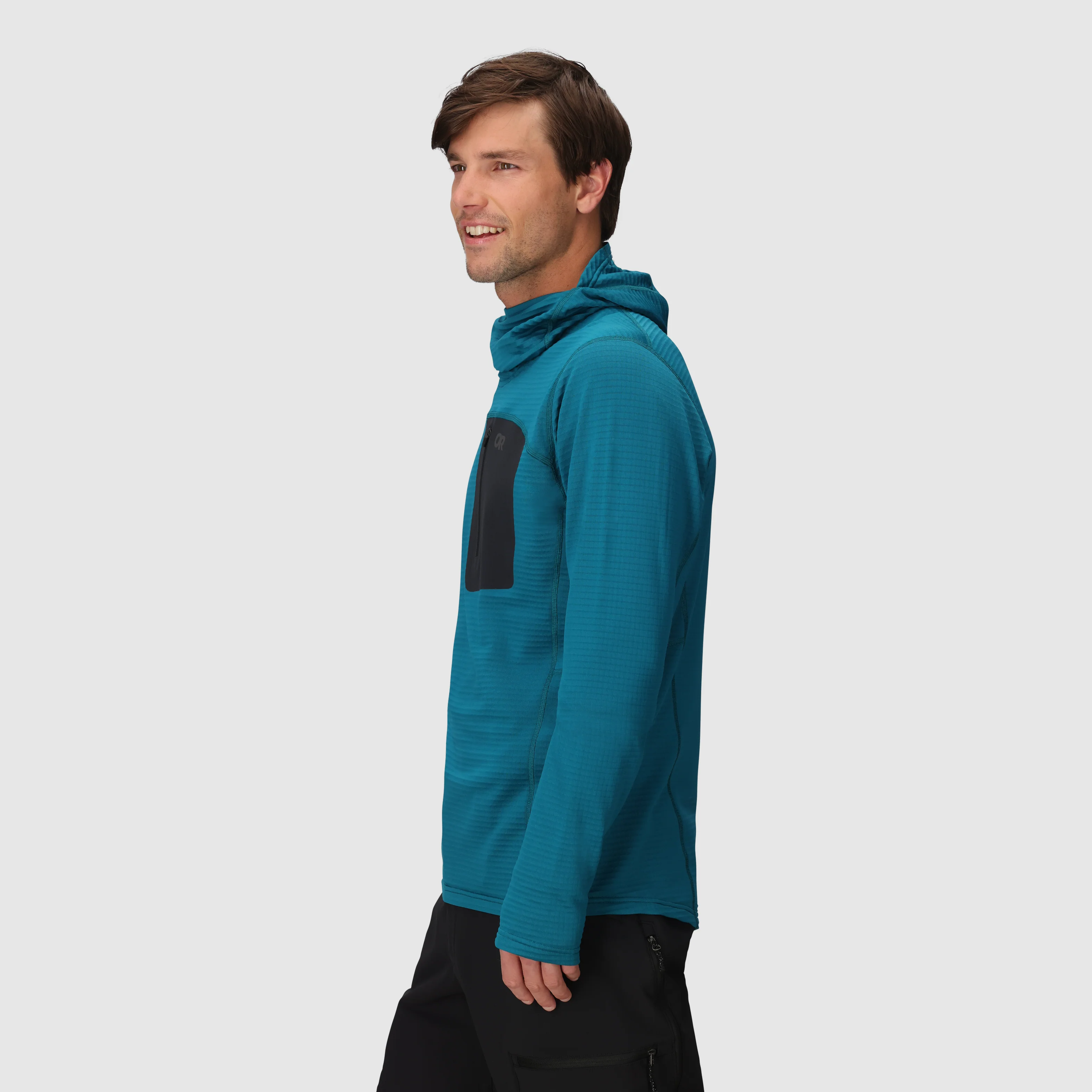 Men's Vigor Grid Fleece Pullover Hoodie - Image 9