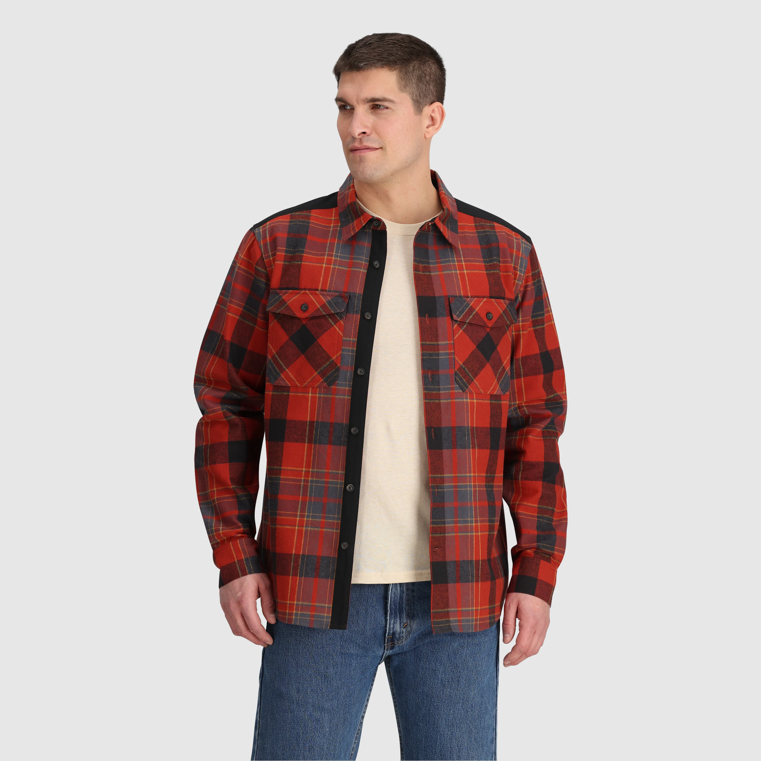 Men's Wallingford Flannel Shirt Jacket - Image 10
