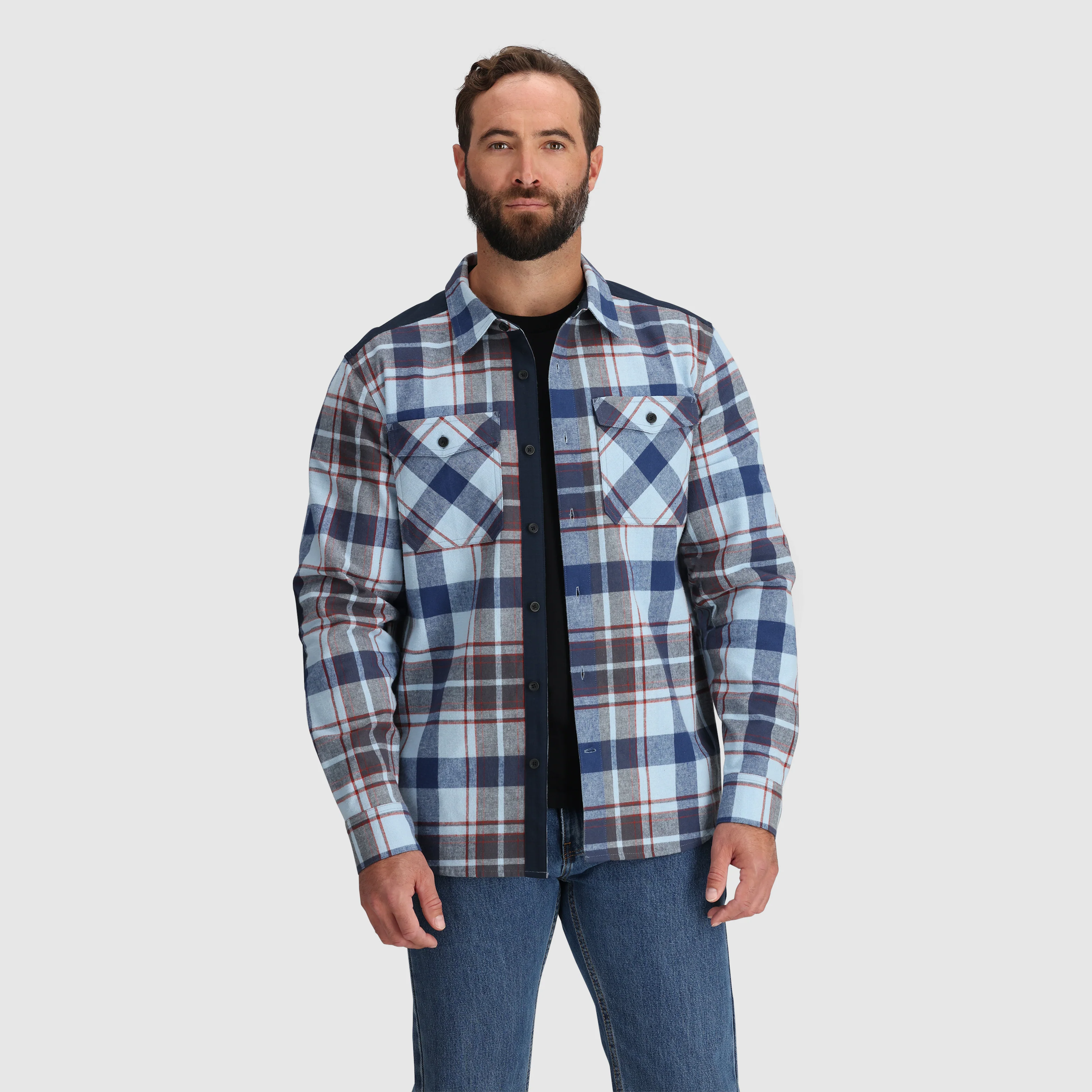 Men's Wallingford Flannel Shirt Jacket - Image 4
