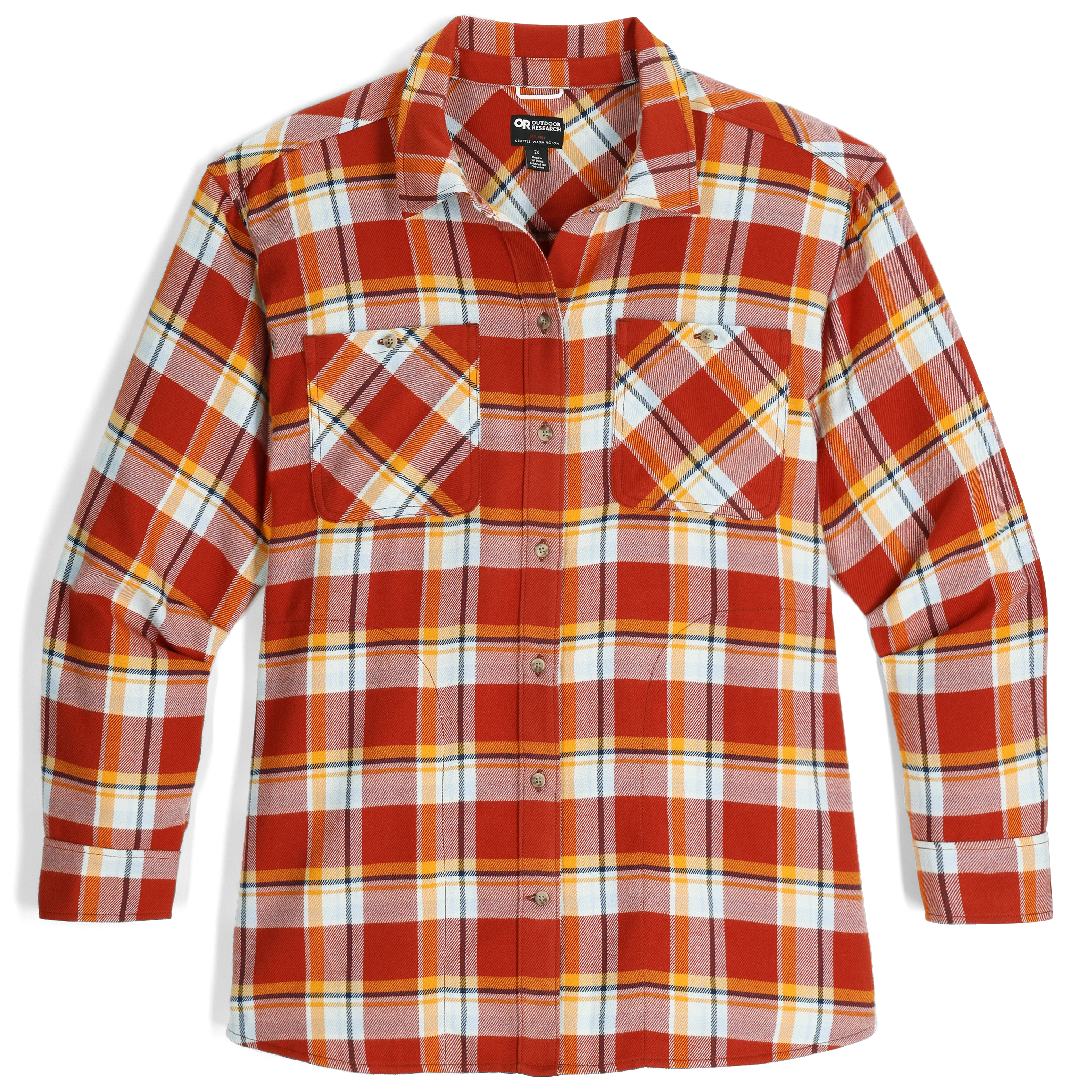Women's Feedback Flannel Twill Shirt-Plus - Image 5
