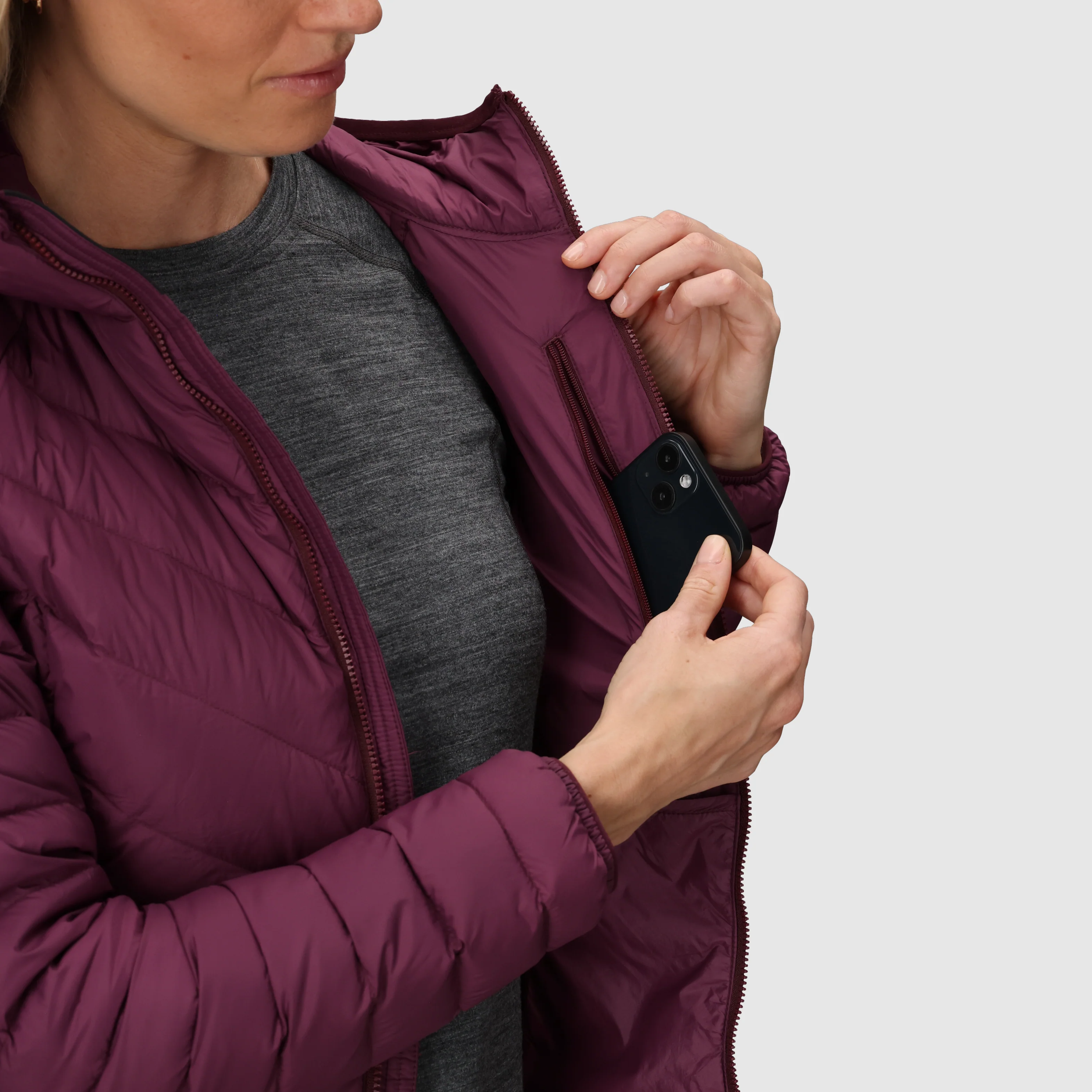 Women's Transcendent Down Hoodie - Image 48