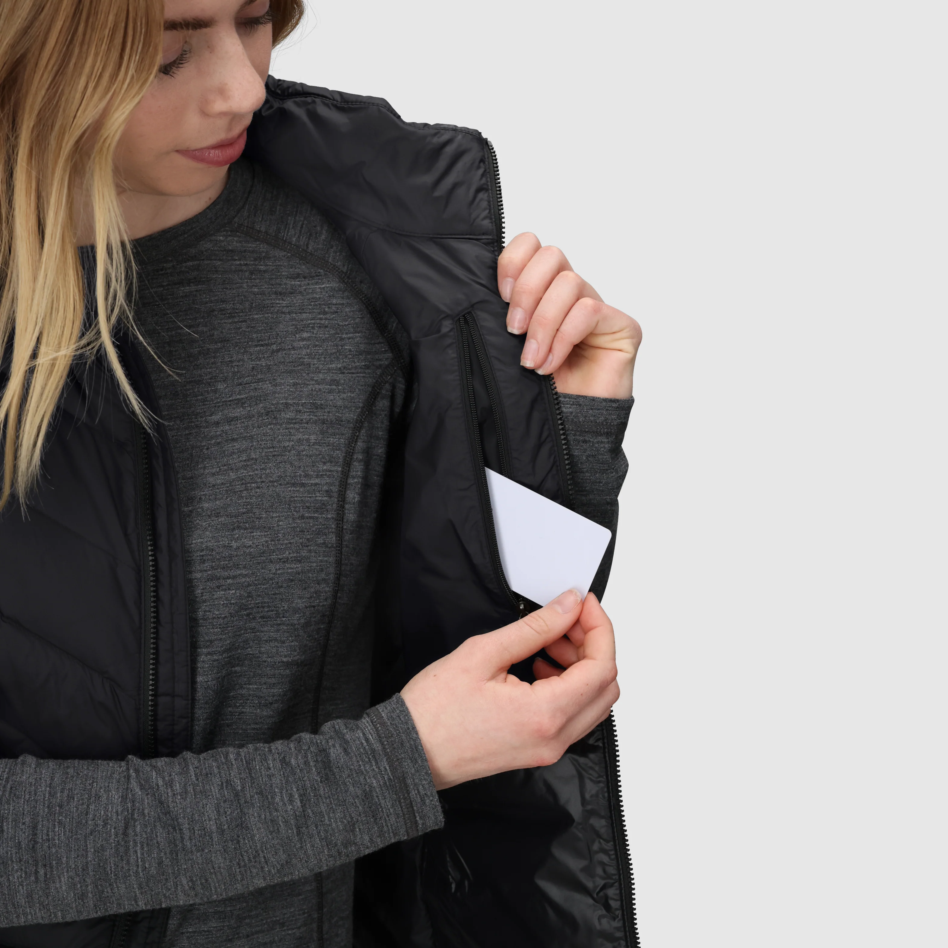 Women's Transcendent Down Vest - Image 11