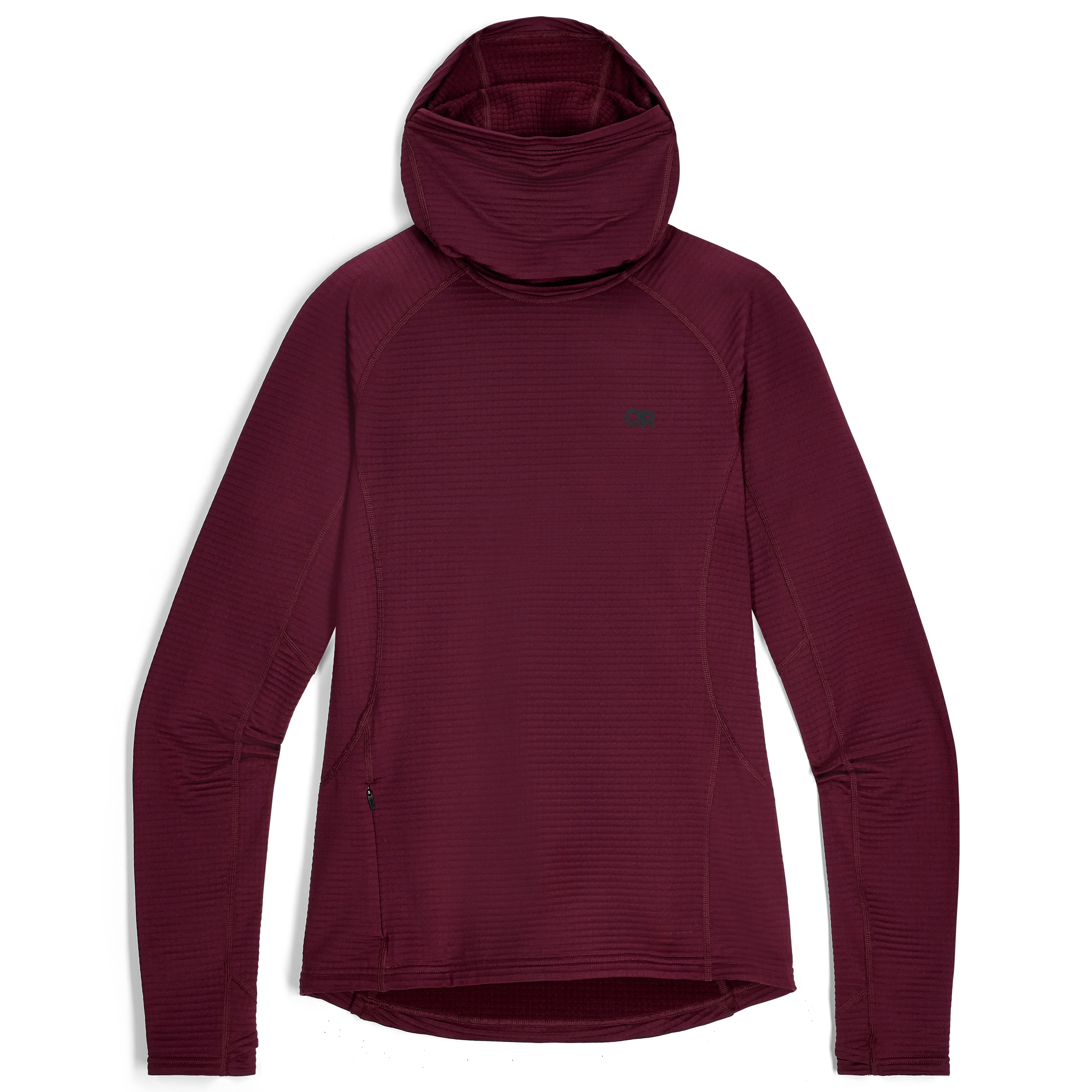 Women's Vigor Grid Fleece Pullover Hoodie - Image 10