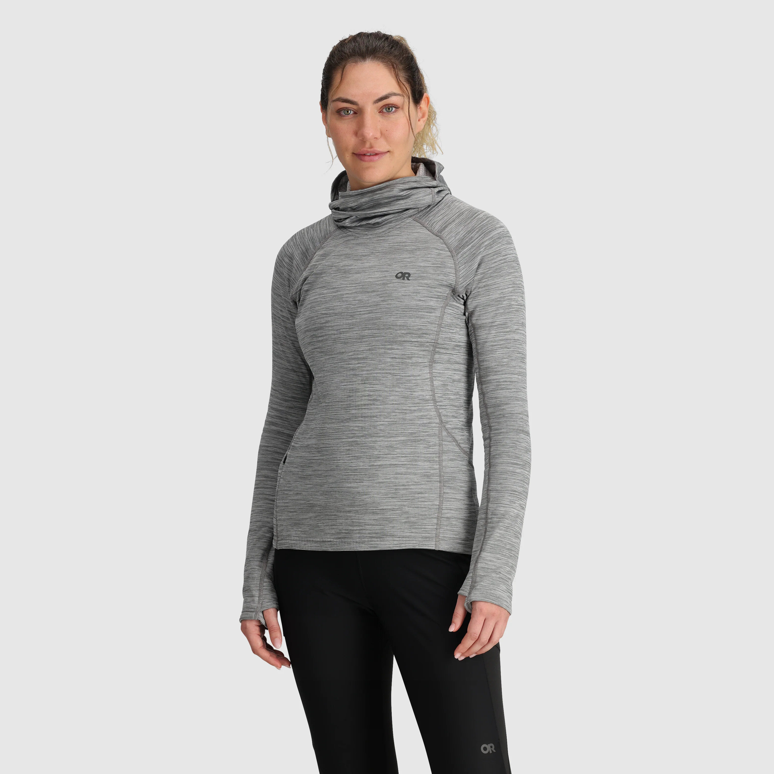 Women's Vigor Grid Fleece Pullover Hoodie - Image 11