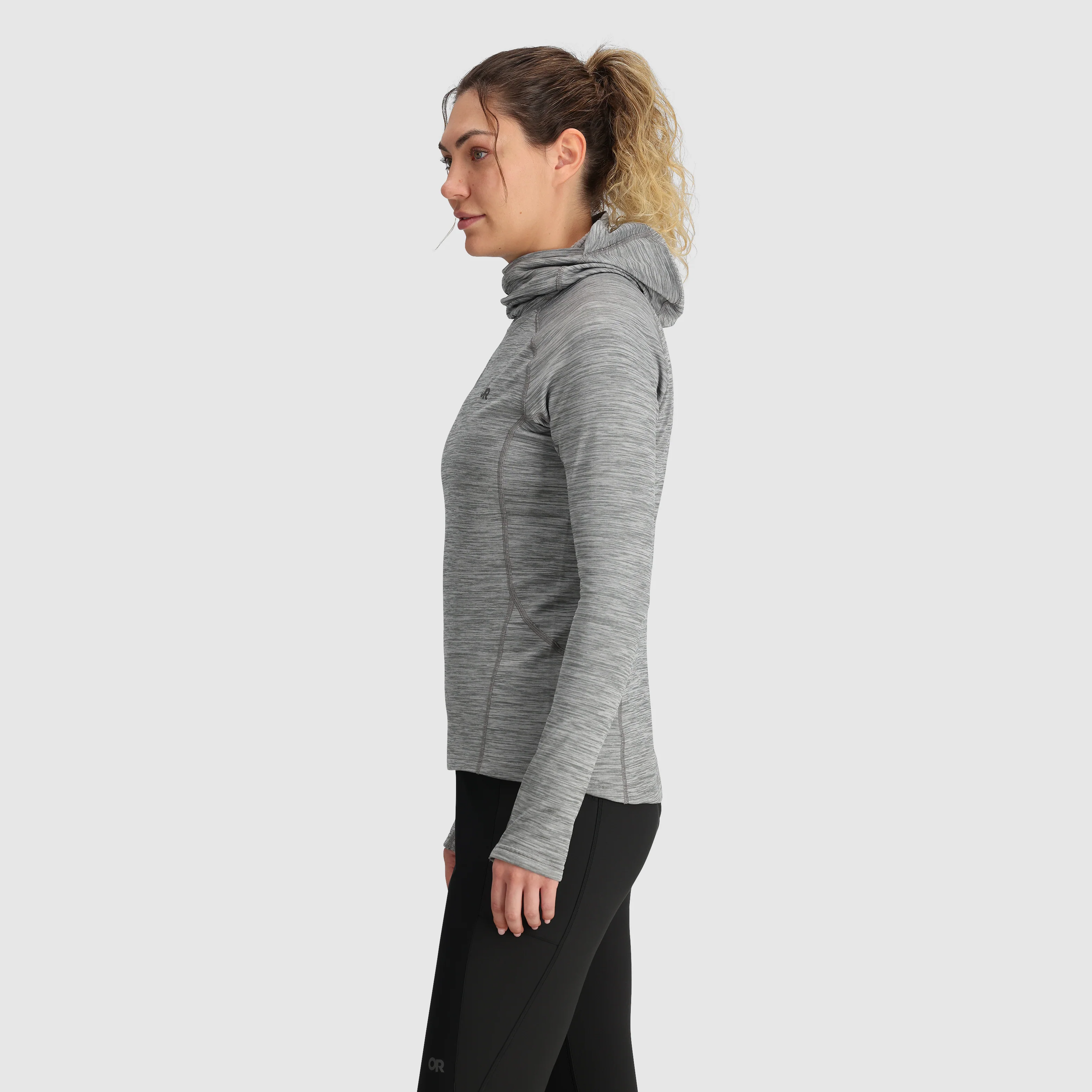 Women's Vigor Grid Fleece Pullover Hoodie - Image 13