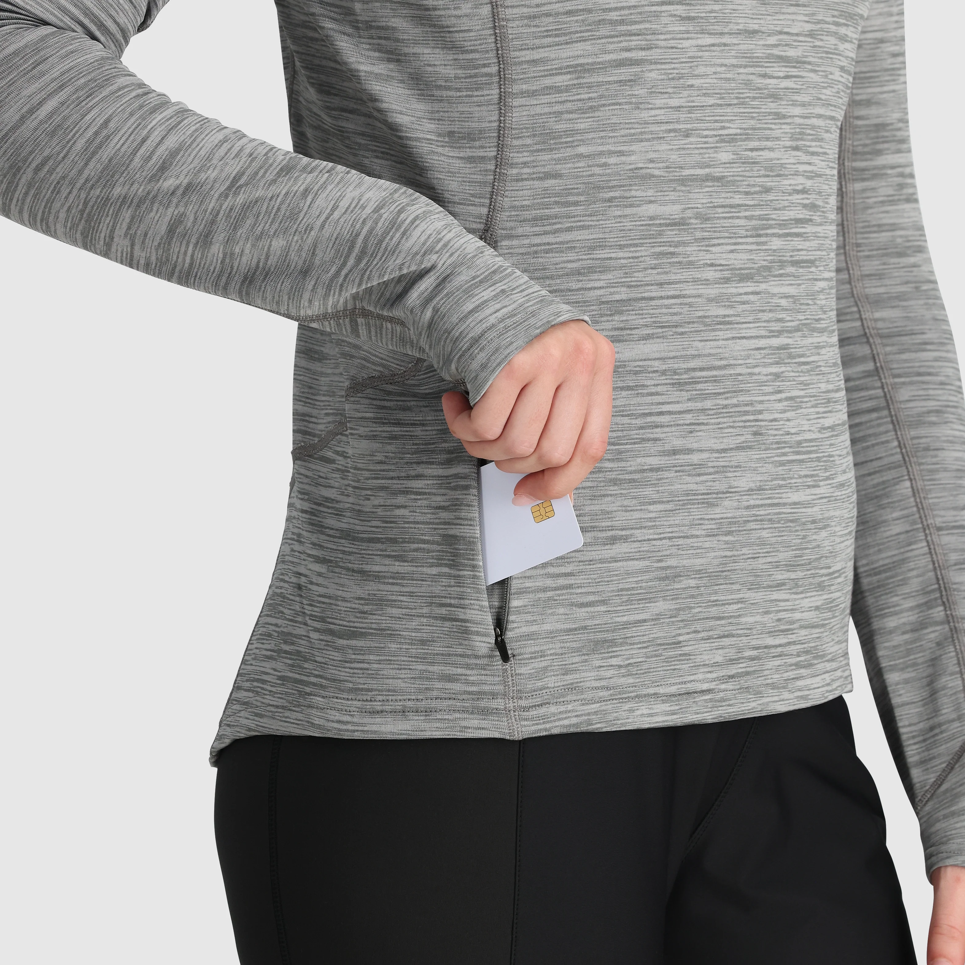 Women's Vigor Grid Fleece Pullover Hoodie - Image 16