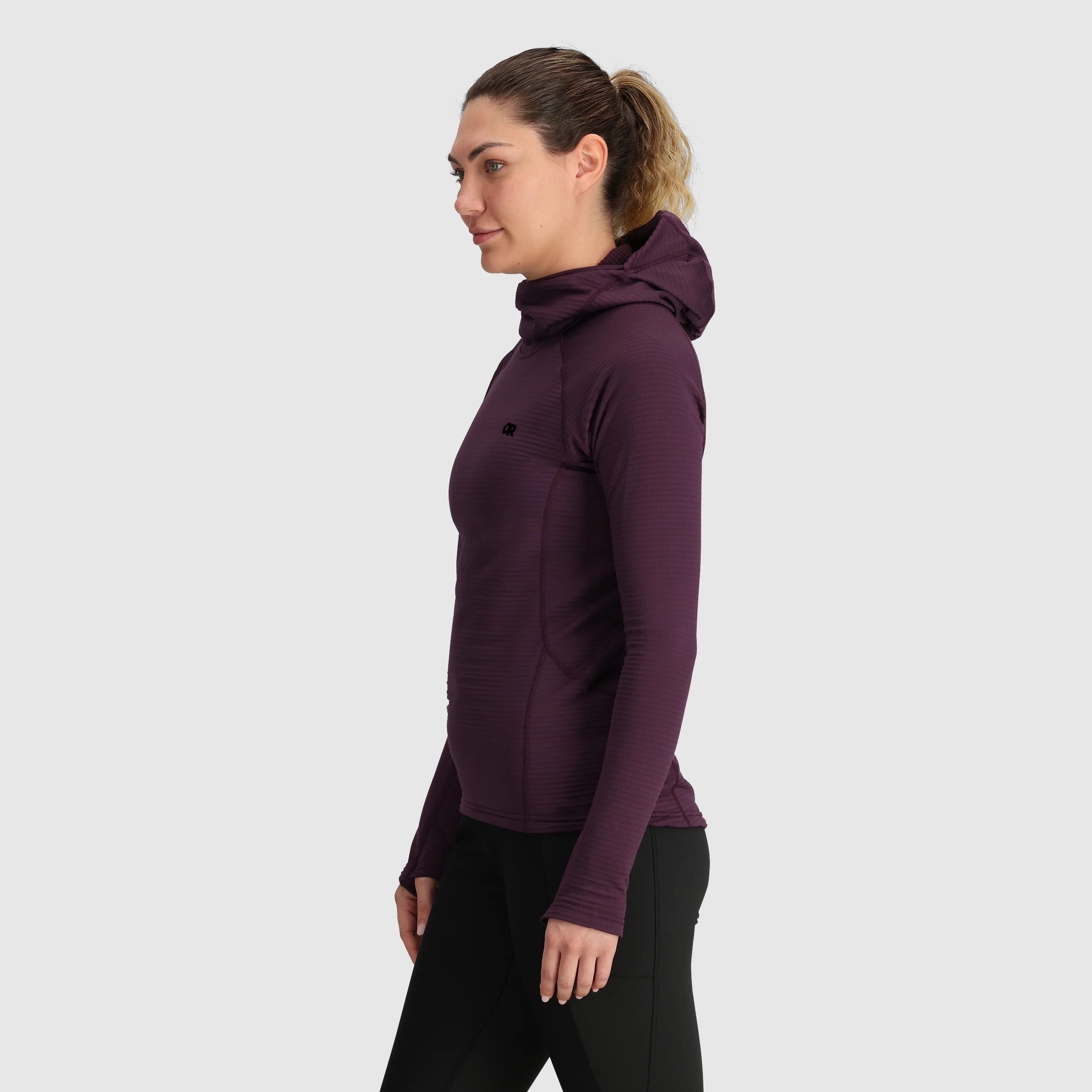 Women's Vigor Grid Fleece Pullover Hoodie - Image 21