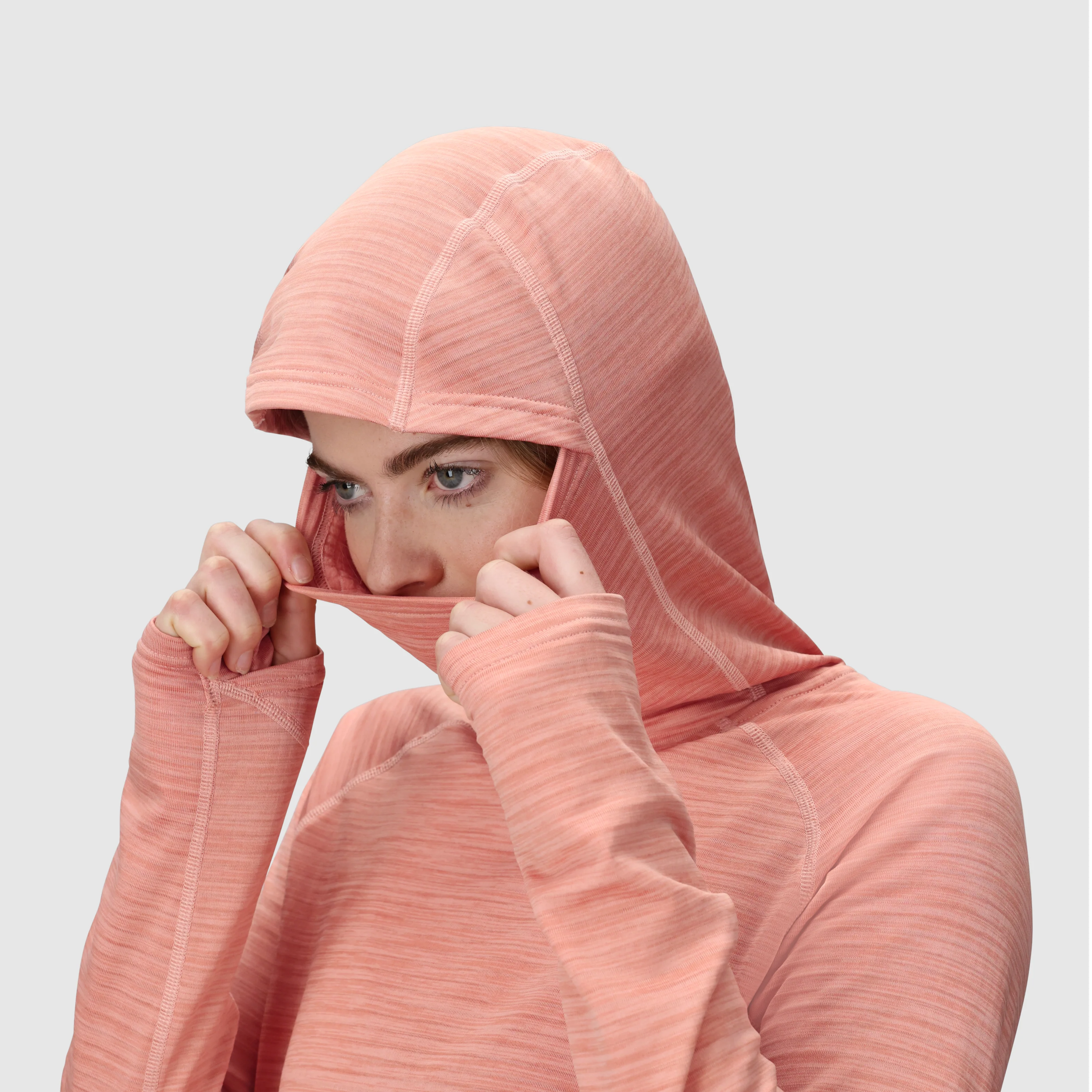 Women's Vigor Grid Fleece Pullover Hoodie - Image 56