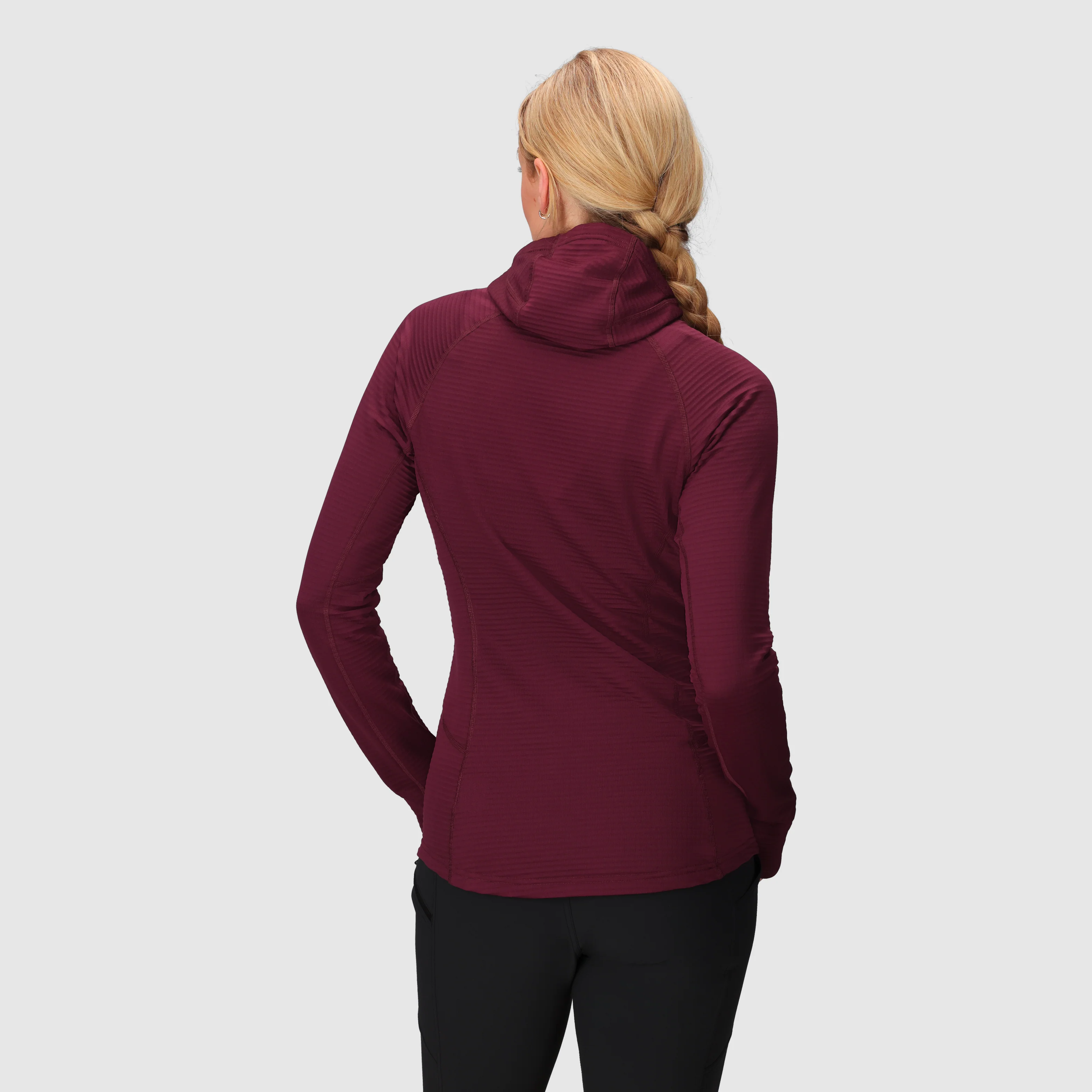 Women's Vigor Grid Fleece Pullover Hoodie - Image 7