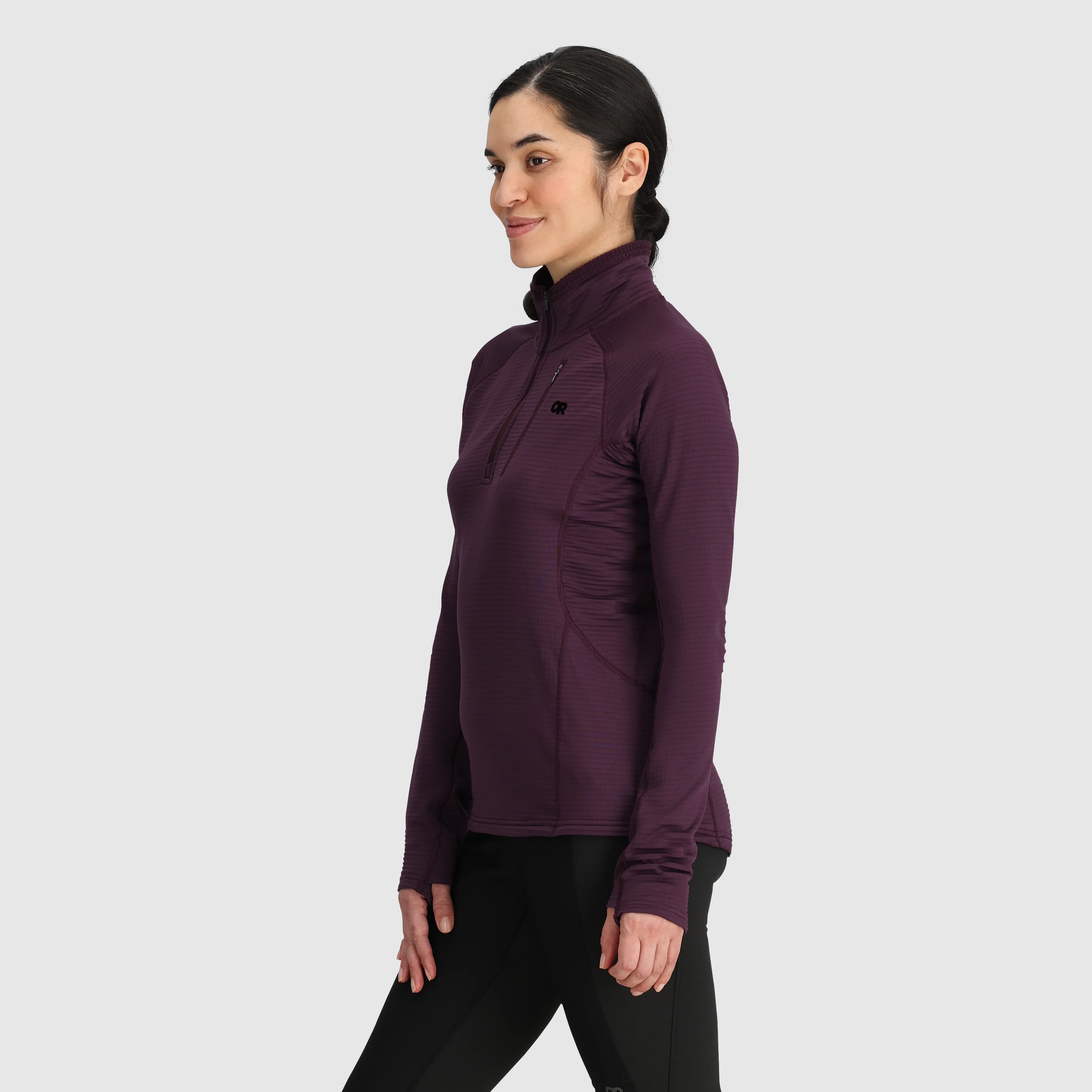 Women's Vigor Grid Fleece Quarter Zip - Image 23
